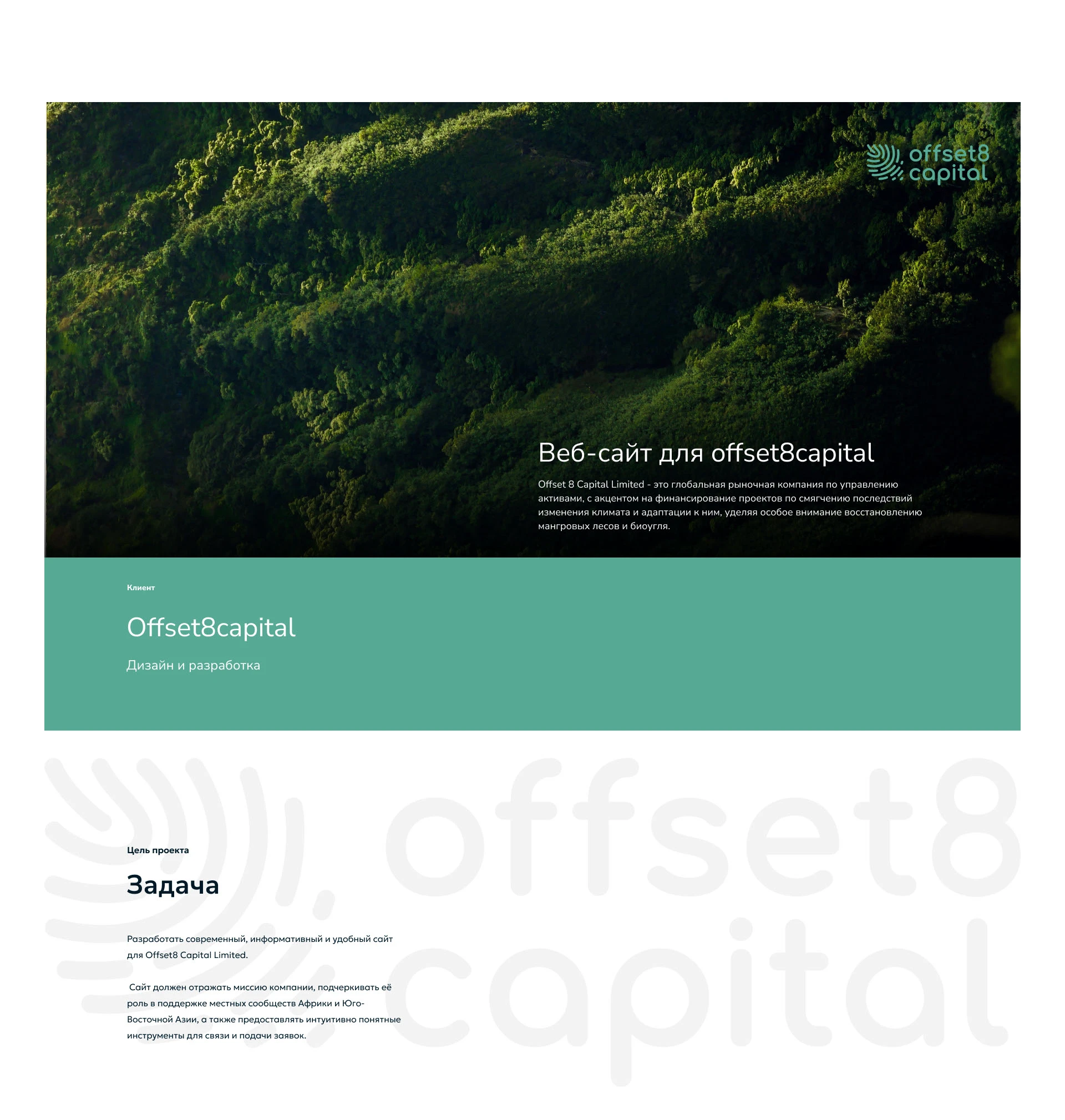 Offset8Capital - дизайн и разработка сайта — Изображение №1 — Интерфейсы на Dprofile
