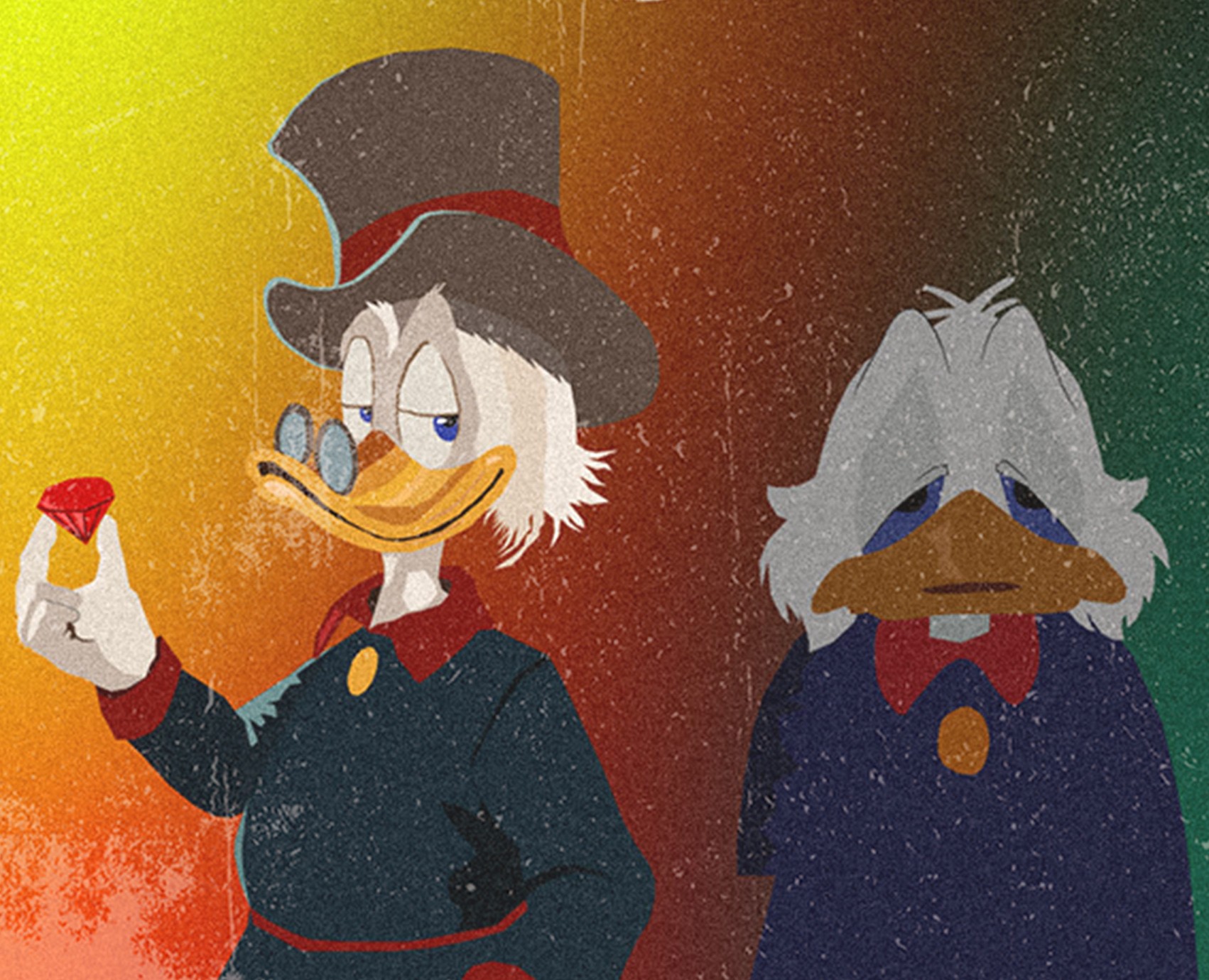Скрудж Макдак / illustration / иллюстрация — Иллюстрация, Графика на Dprofile