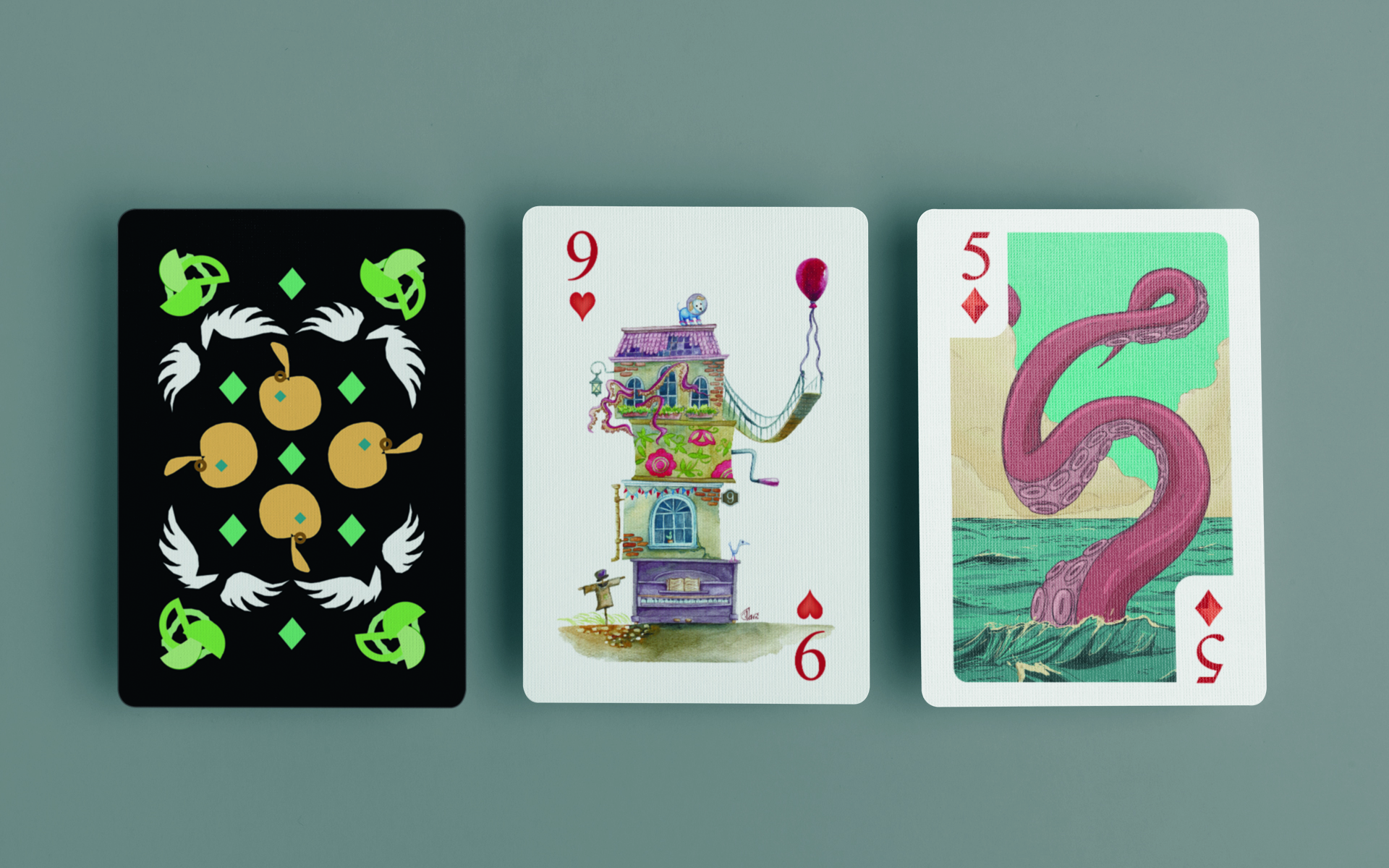 Иллюстрированная колода карт Collective arts — Изображение №5 — Брендинг, Иллюстрация на Dprofile