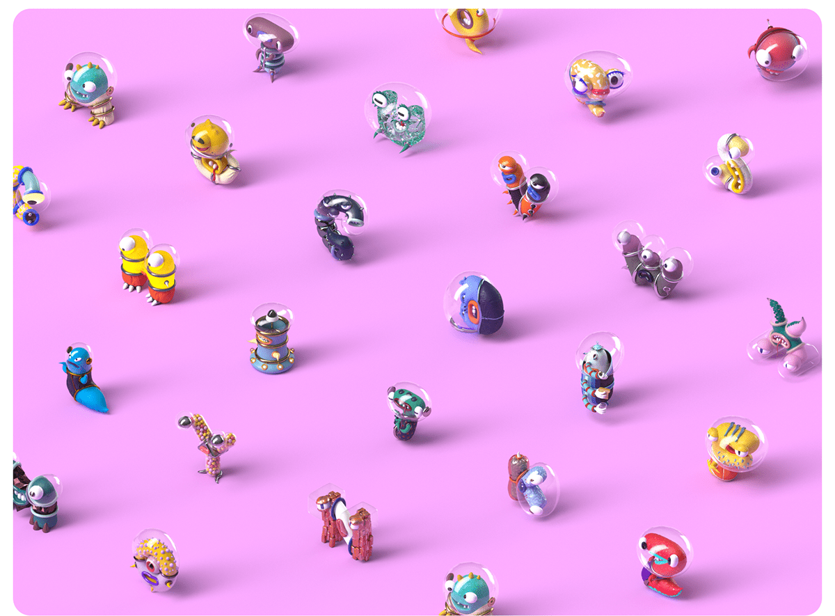 Monster Font — Изображение №6 — Иллюстрация, 3D на Dprofile