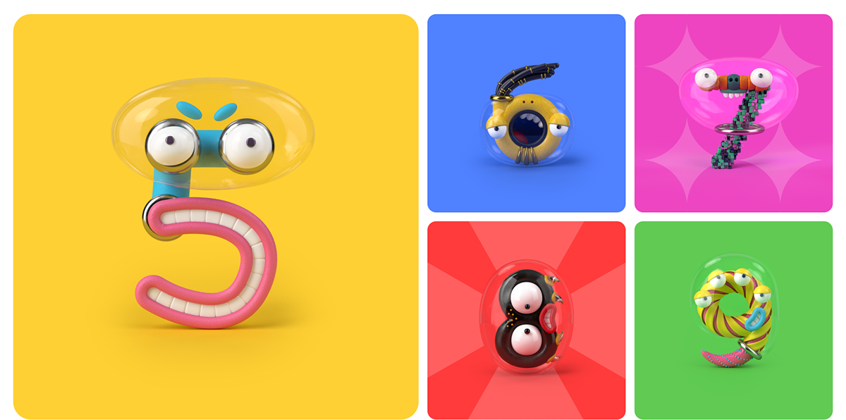 Monster Font — Изображение №13 — Иллюстрация, 3D на Dprofile