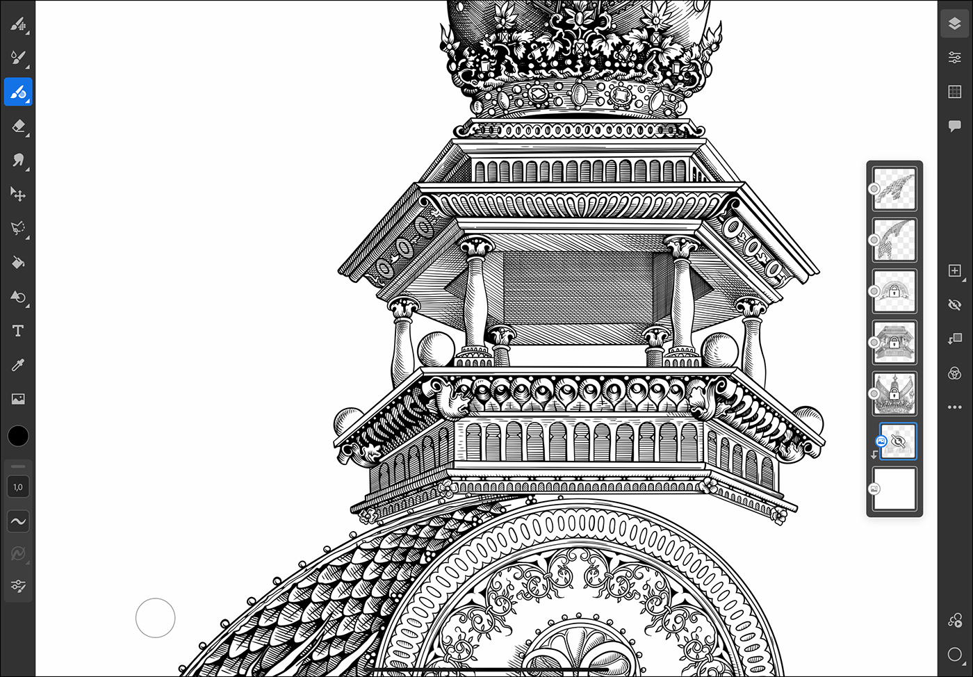 Replica of Durer's engraving. — Изображение №9 — Иллюстрация, Графика на Dprofile