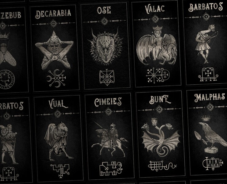 Demons tarot — Иллюстрация, Графика на Dprofile
