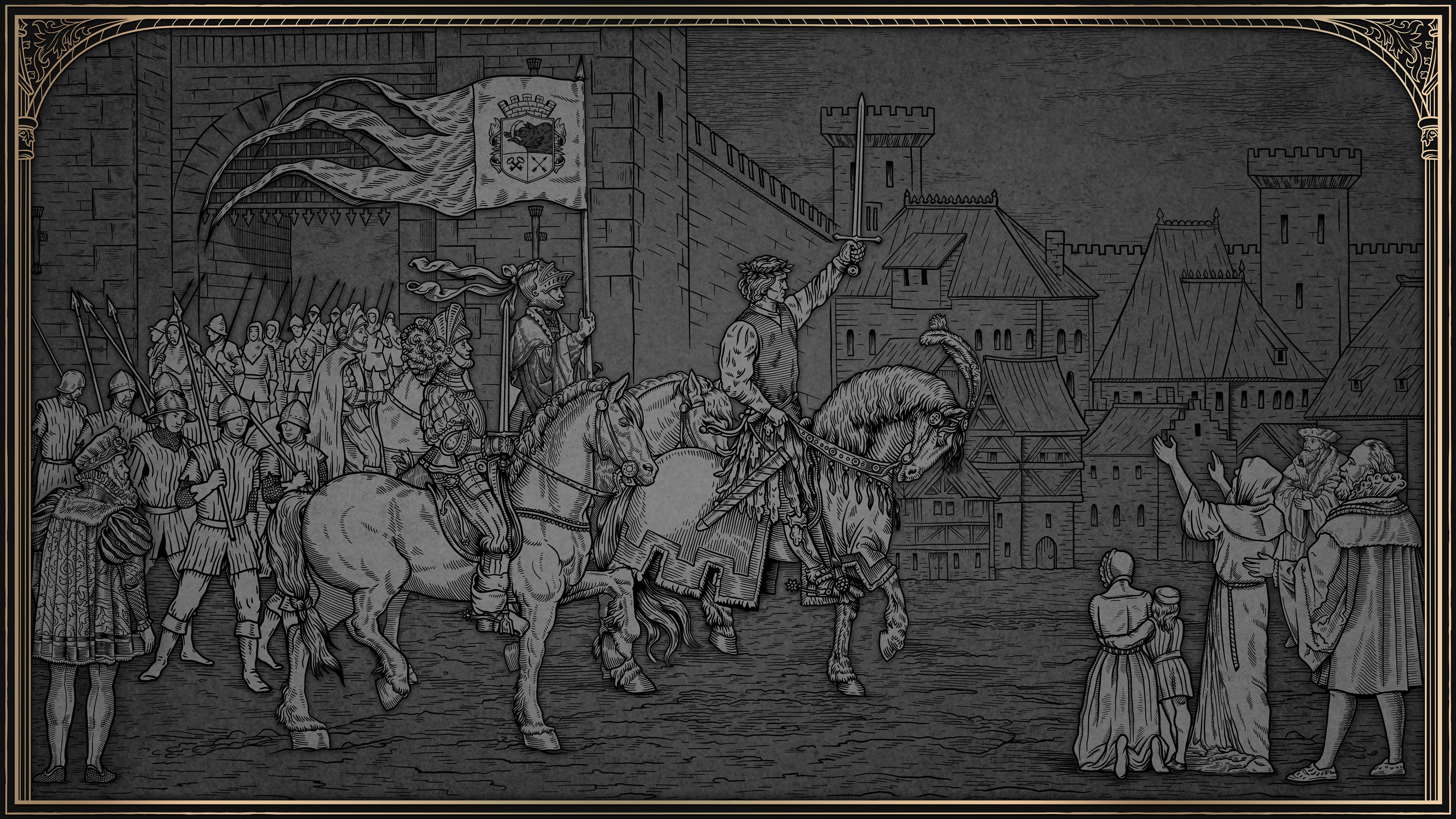 Illustrations for the play “Bluebeard’s Castle” — Изображение №2 — Иллюстрация, Графика на Dprofile
