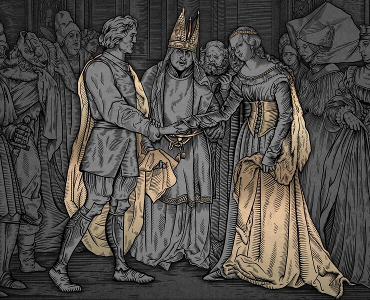 Illustrations for the play “Bluebeard’s Castle” — Иллюстрация, Графика на Dprofile