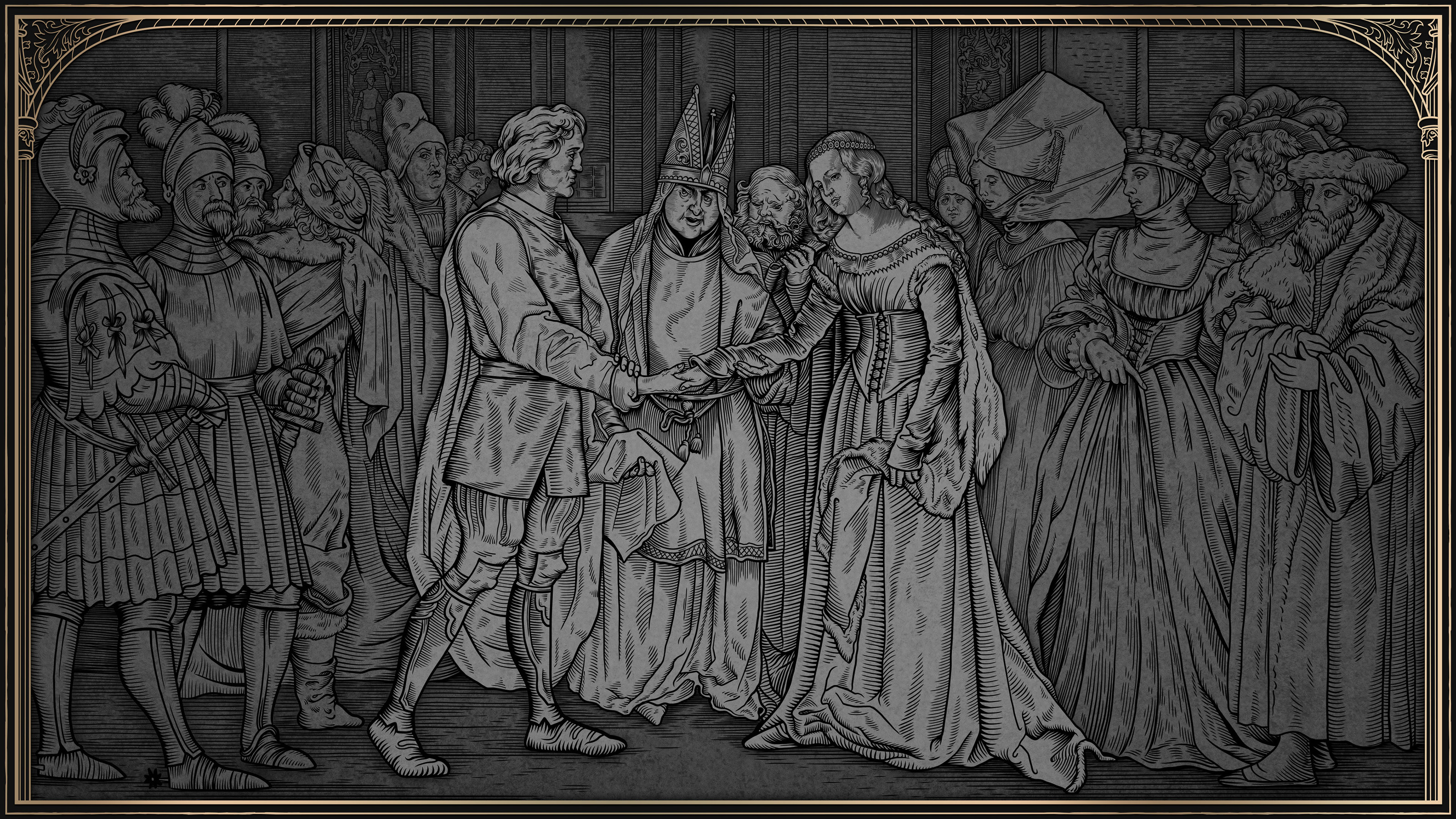 Illustrations for the play “Bluebeard’s Castle” — Изображение №4 — Иллюстрация, Графика на Dprofile
