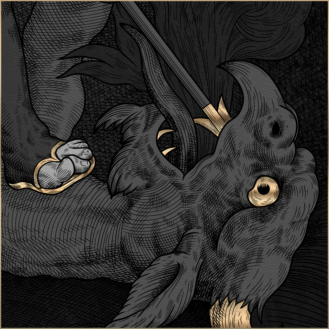 Archangel Michael vector engraving — Изображение №8 — Иллюстрация, Графика на Dprofile