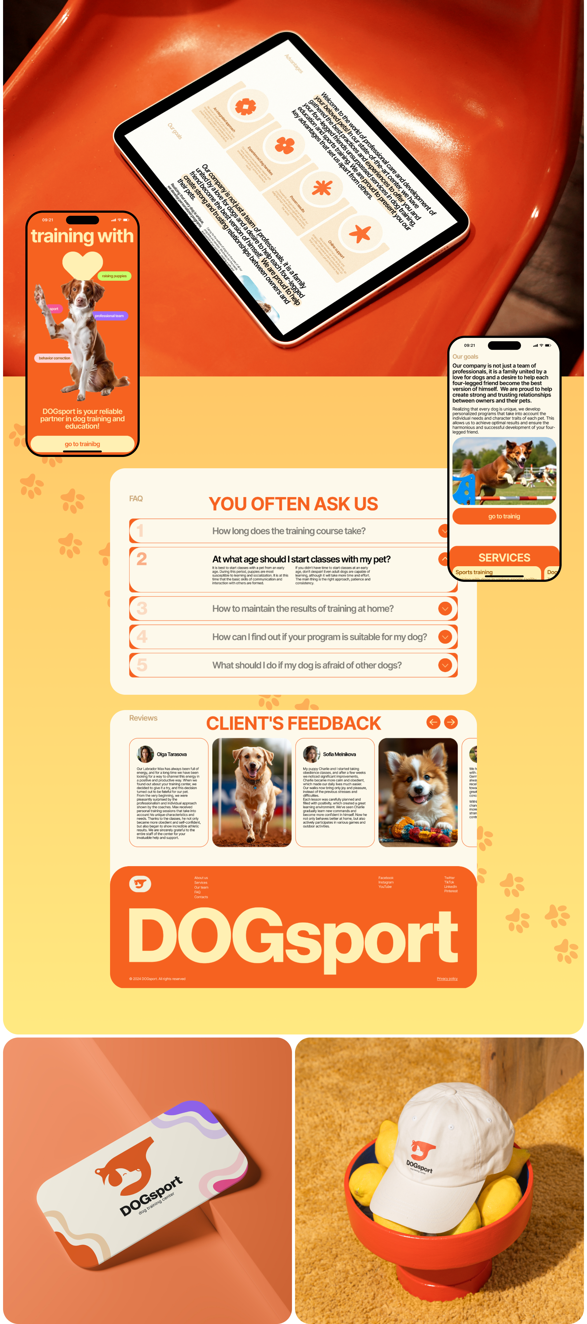 DOGsport | Corporate website — Изображение №3 — Интерфейсы, Брендинг на Dprofile