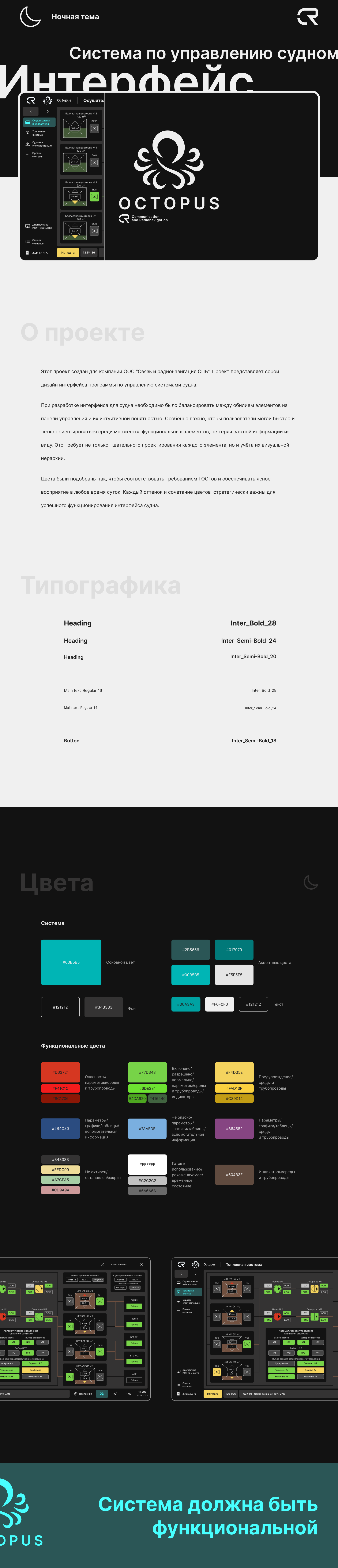 OCTOPUS. Night theme — Изображение №1 — Интерфейсы на Dprofile