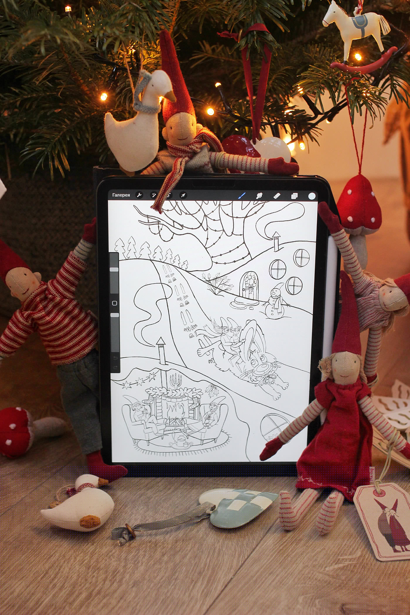 Рождественские гномы — Изображение №8 — Иллюстрация на Dprofile