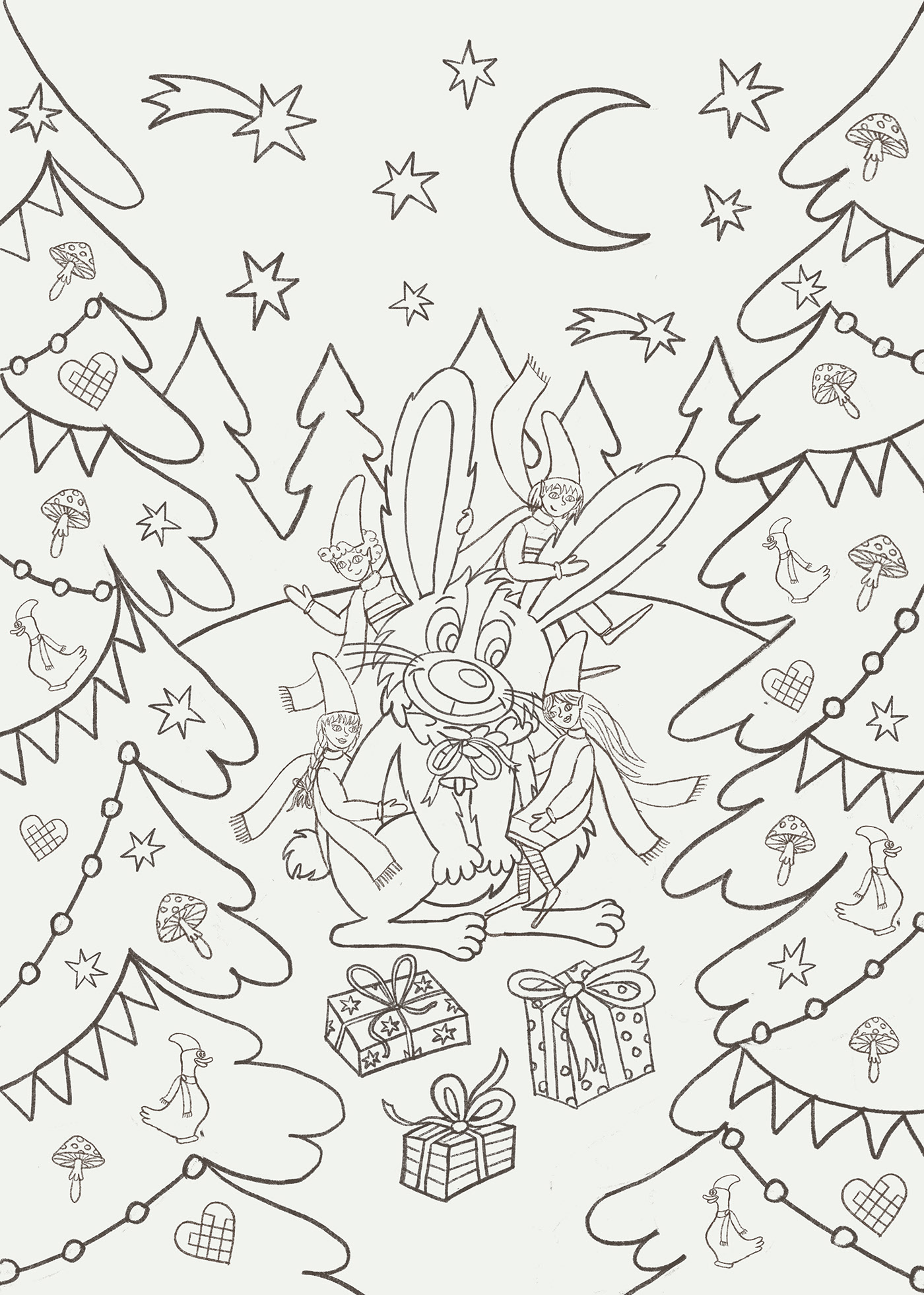 Рождественские гномы — Изображение №11 — Иллюстрация на Dprofile