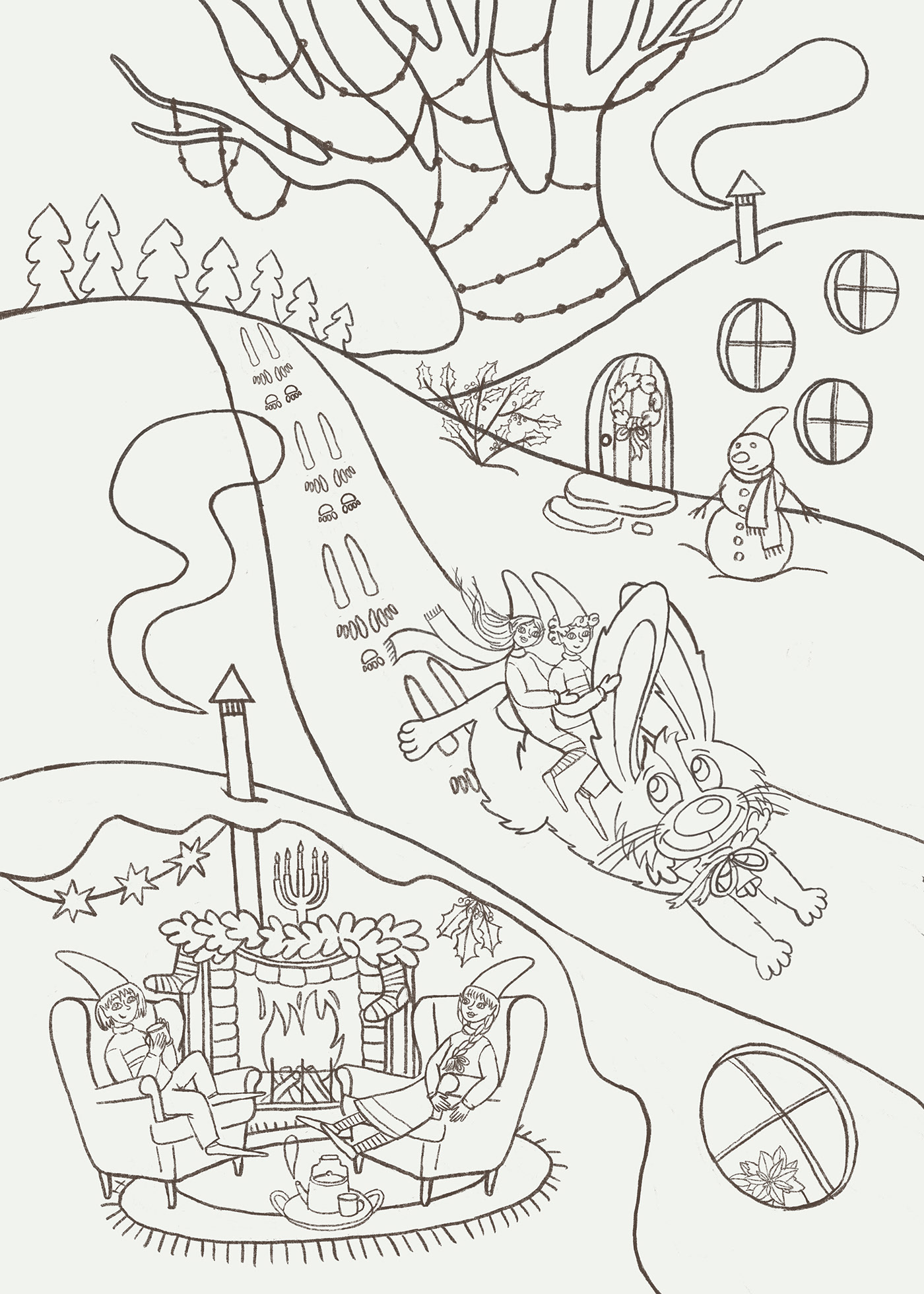 Рождественские гномы — Изображение №12 — Иллюстрация на Dprofile