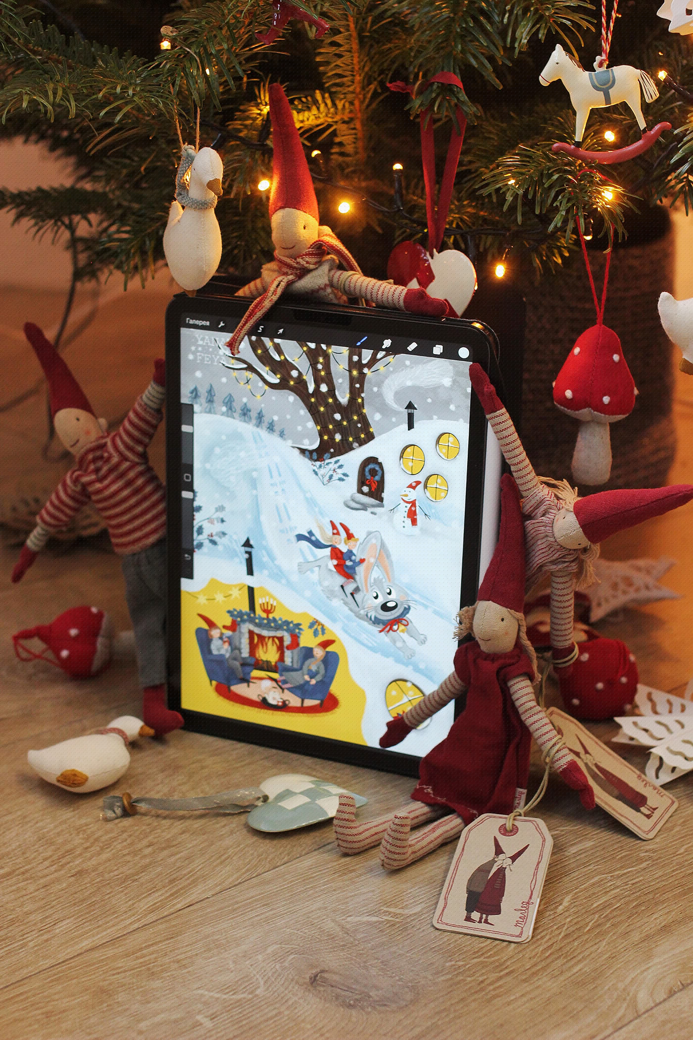 Рождественские гномы — Изображение №5 — Иллюстрация на Dprofile