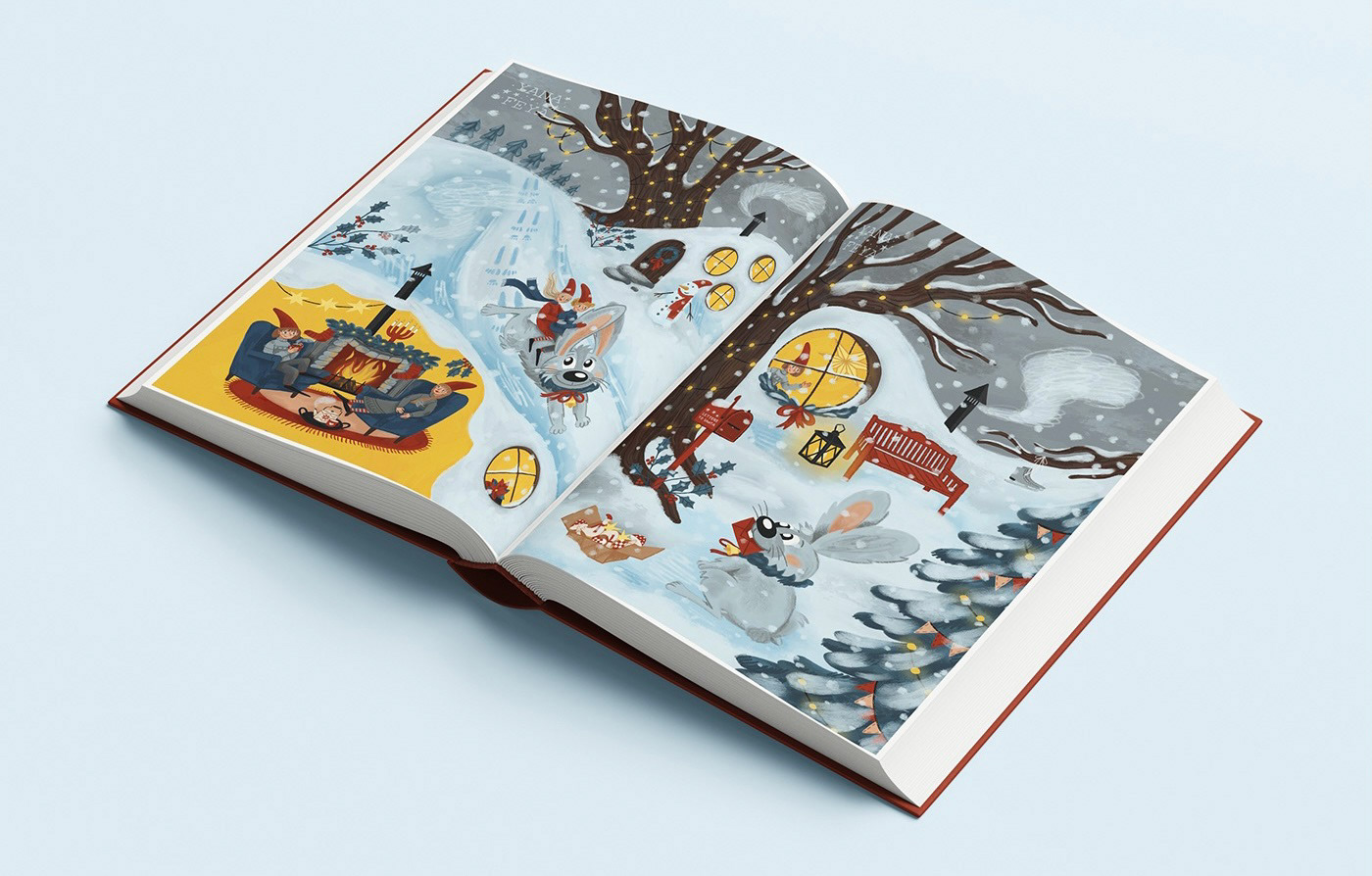 Рождественские гномы — Изображение №23 — Иллюстрация на Dprofile