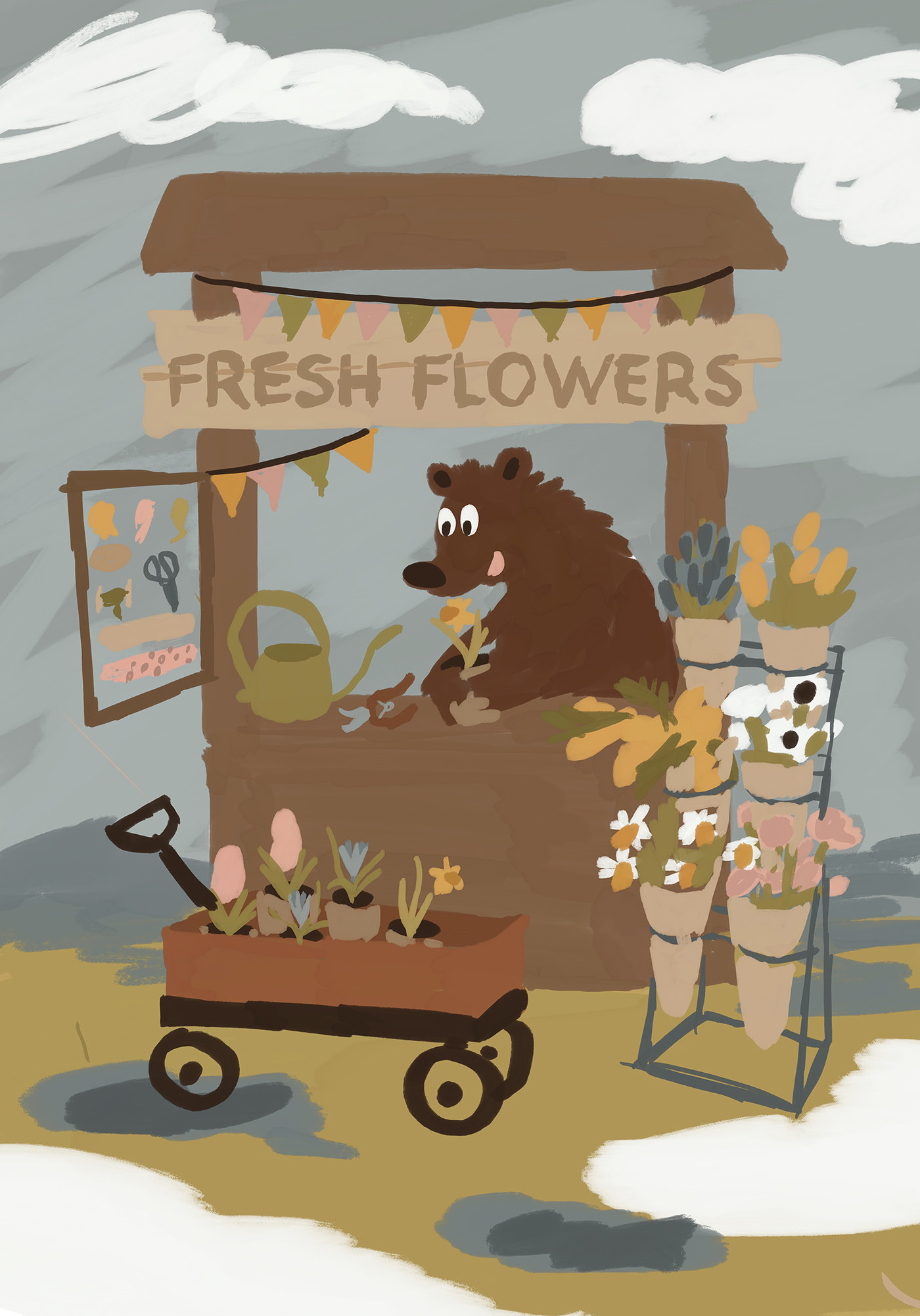 Весенний медведь — Изображение №10 — Иллюстрация на Dprofile