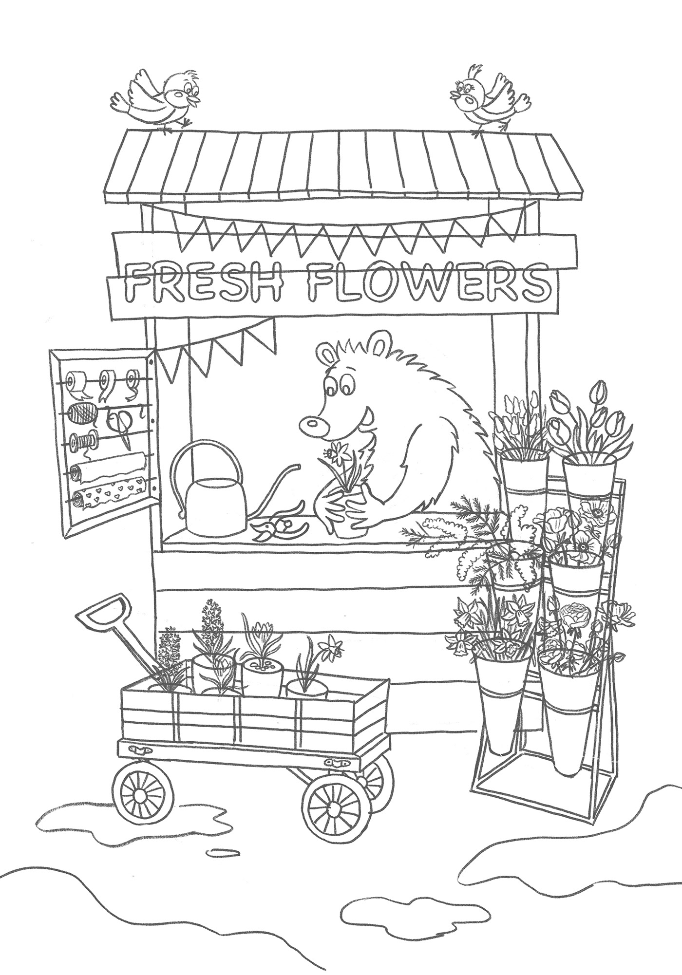 Весенний медведь — Изображение №6 — Иллюстрация на Dprofile