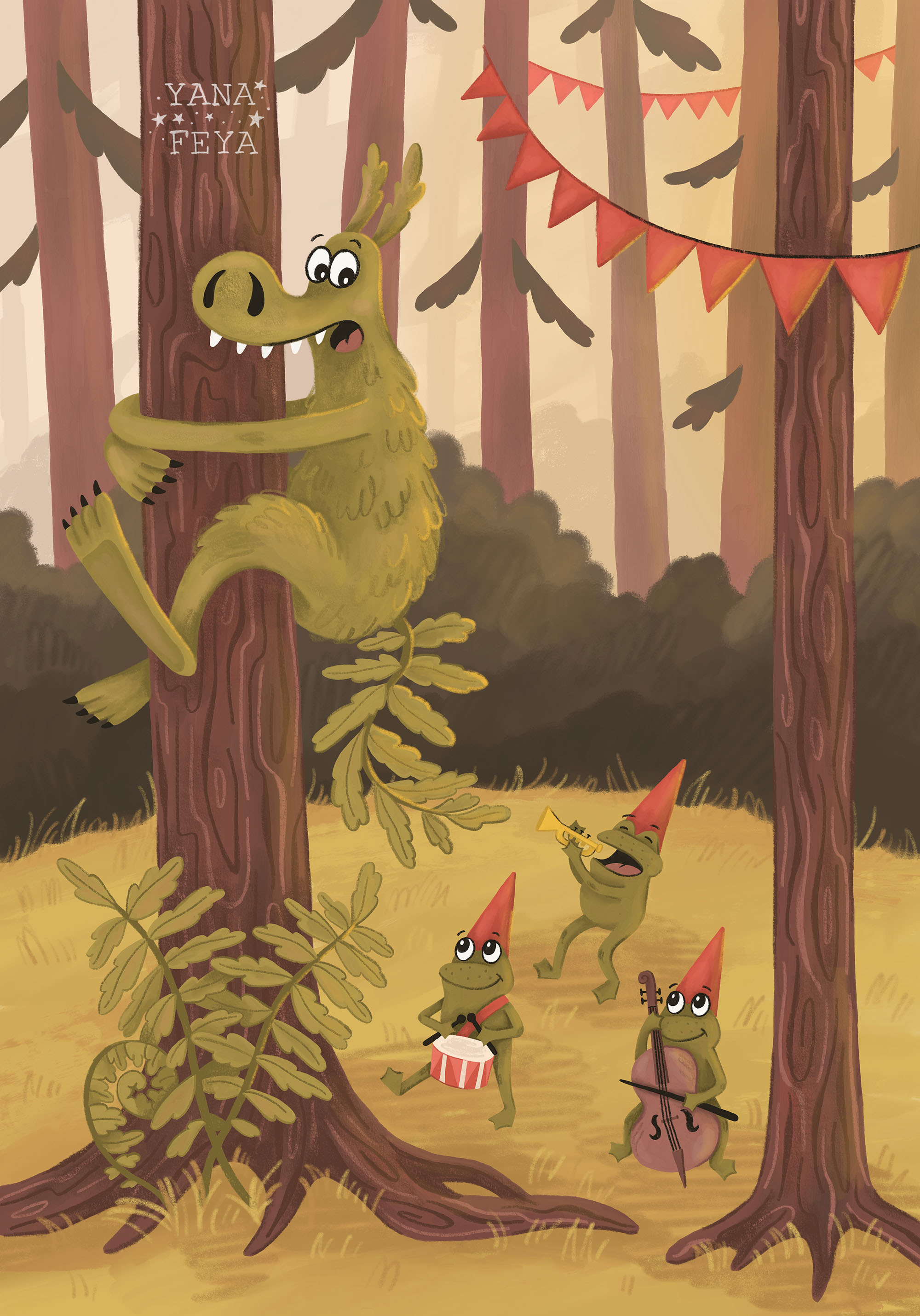 Лесные монстрики — Изображение №3 — Иллюстрация на Dprofile