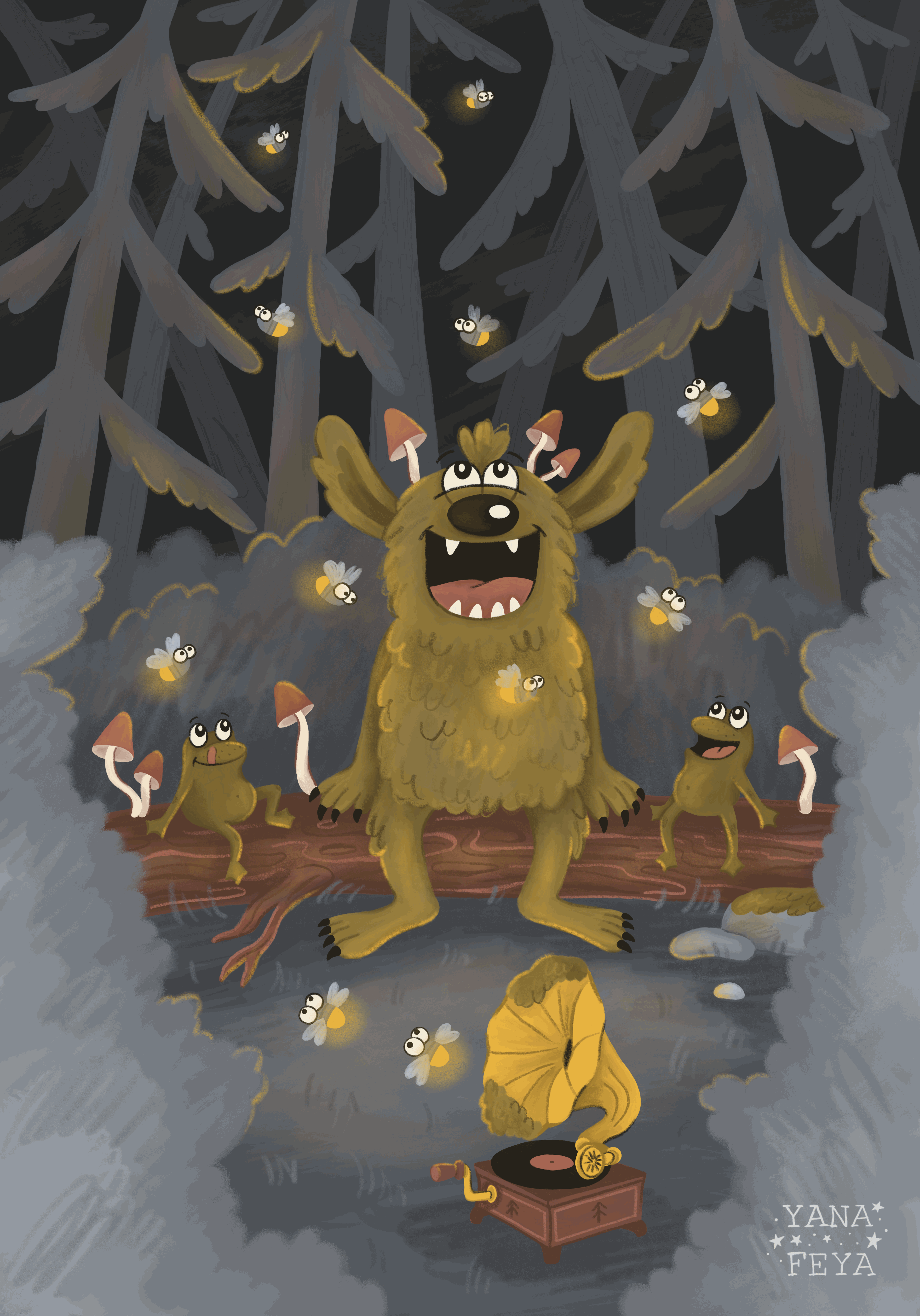 Лесные монстрики — Изображение №17 — Иллюстрация на Dprofile