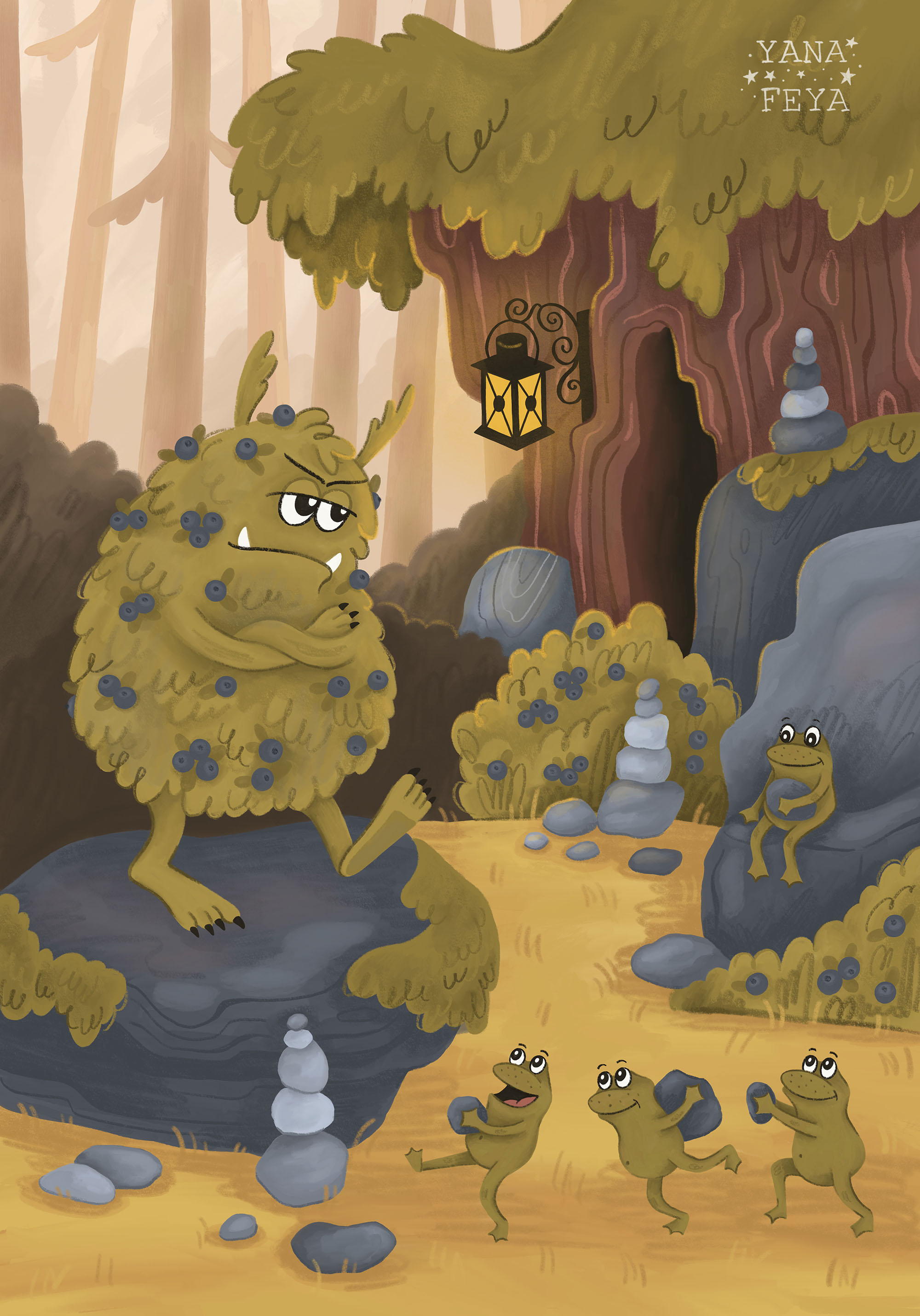 Лесные монстрики — Изображение №5 — Иллюстрация на Dprofile