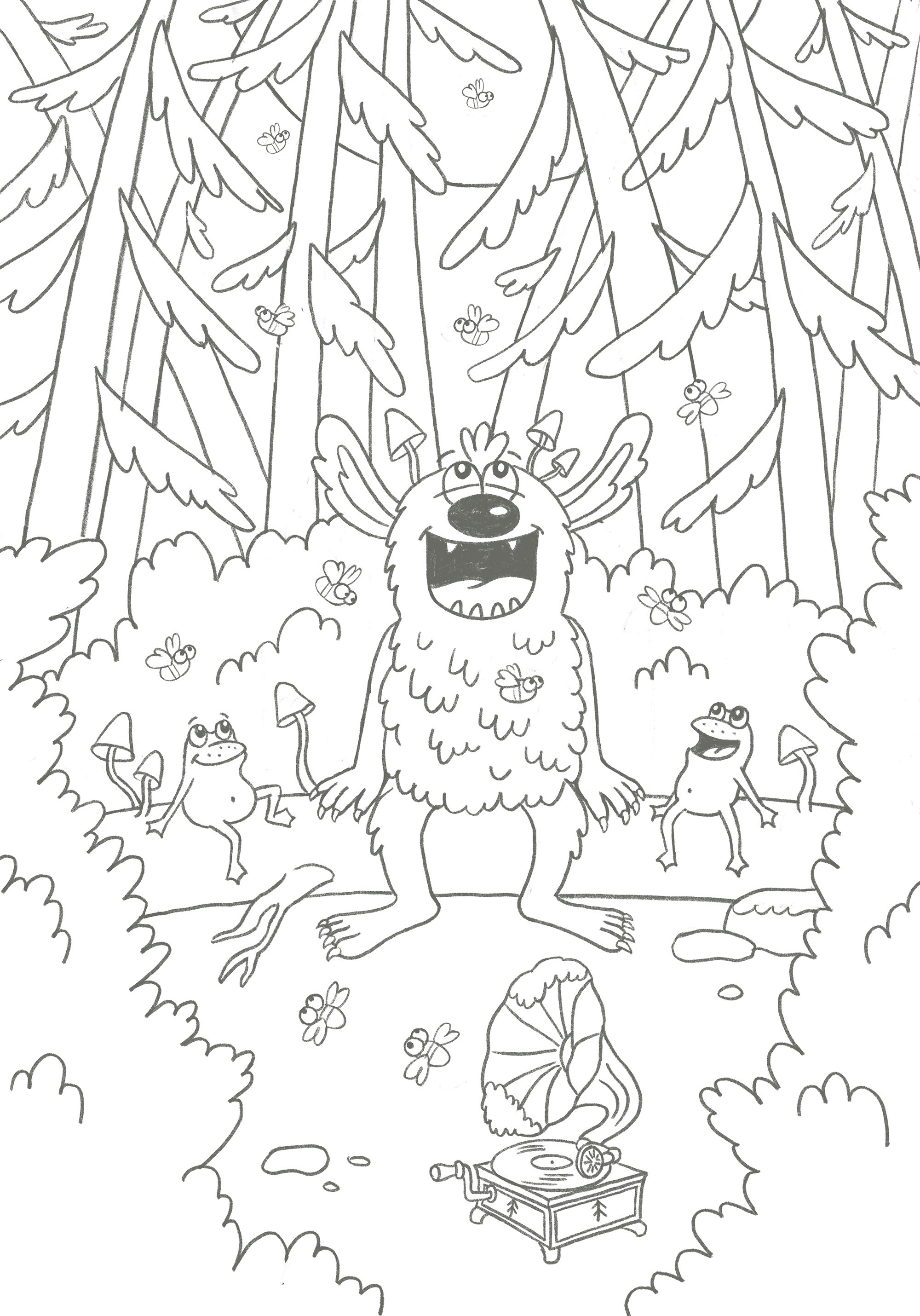 Лесные монстрики — Изображение №13 — Иллюстрация на Dprofile