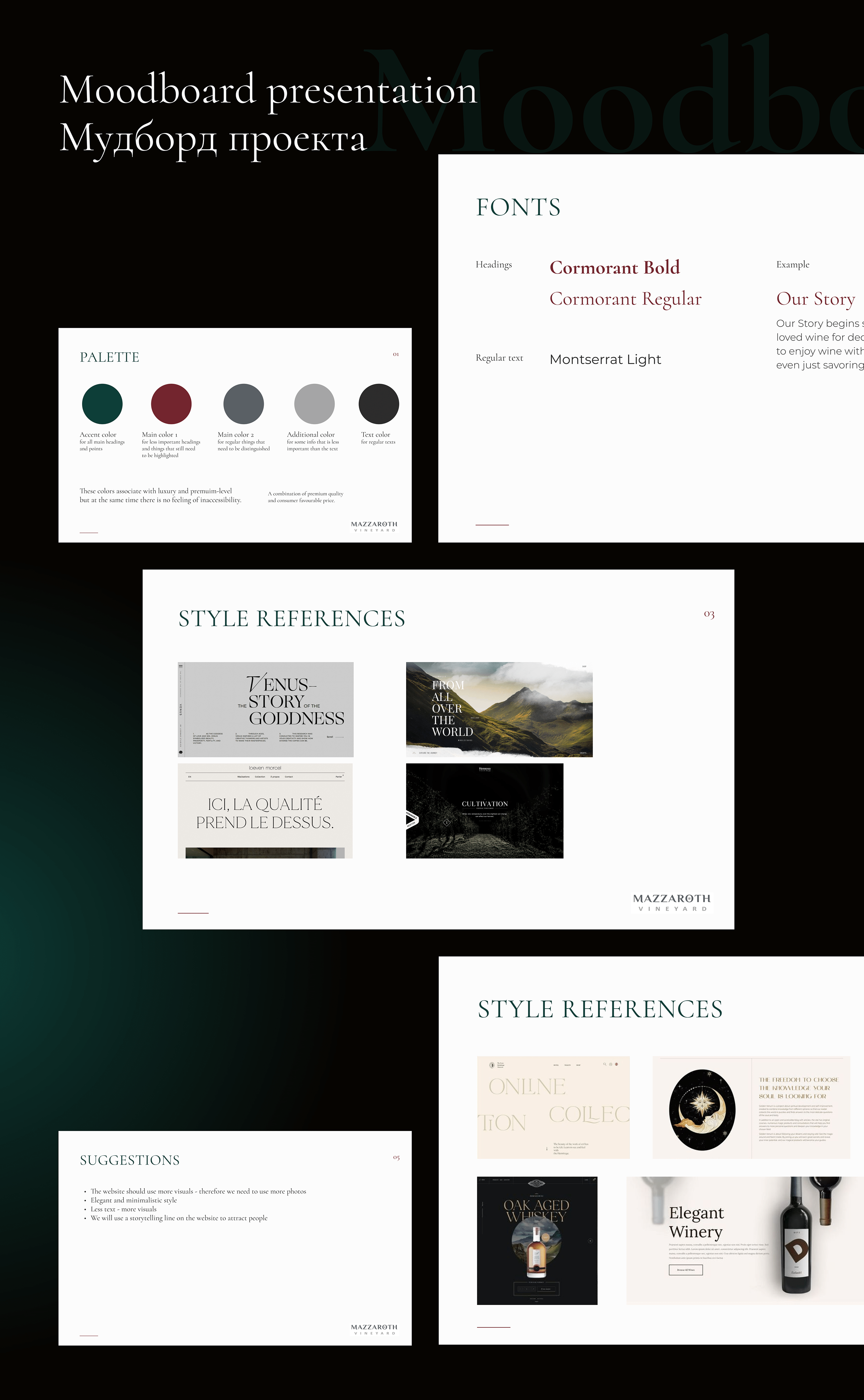 Mazzaroth Vineyard and Winery website redesign — Изображение №4 — Интерфейсы на Dprofile