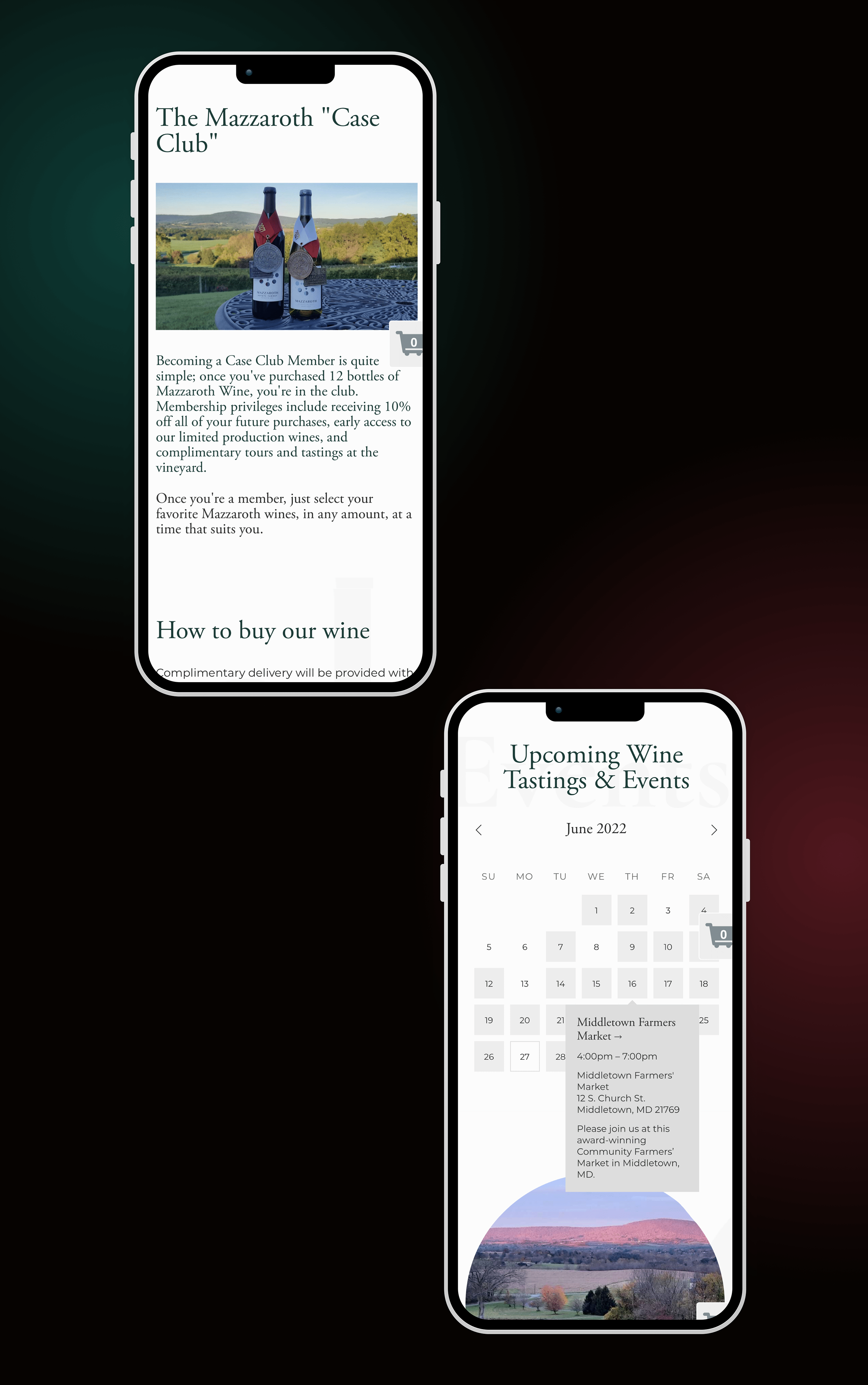Mazzaroth Vineyard and Winery website redesign — Изображение №8 — Интерфейсы на Dprofile