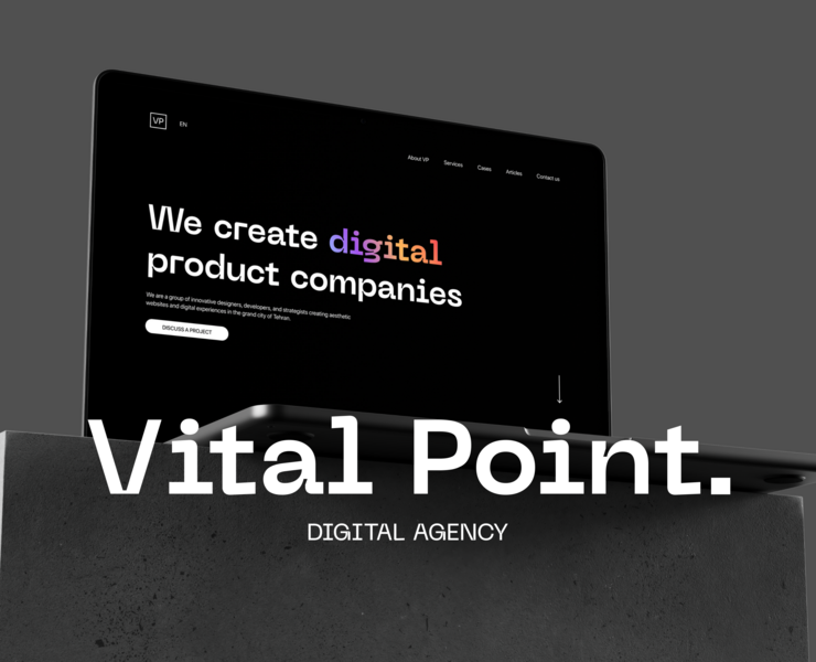 Vital Point — digital agency — Интерфейсы на Dprofile