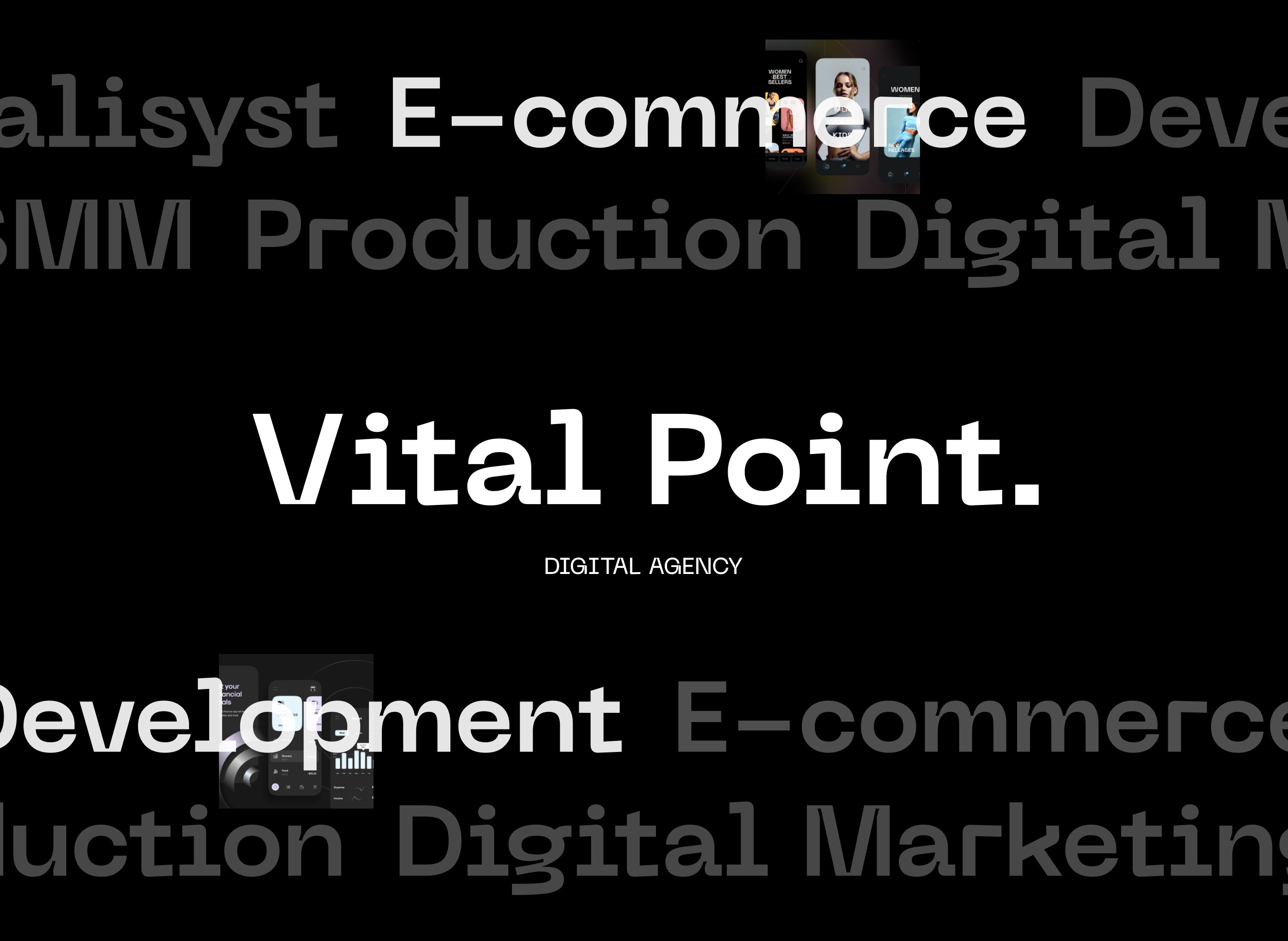 Vital Point — digital agency — Изображение №1 — Интерфейсы на Dprofile