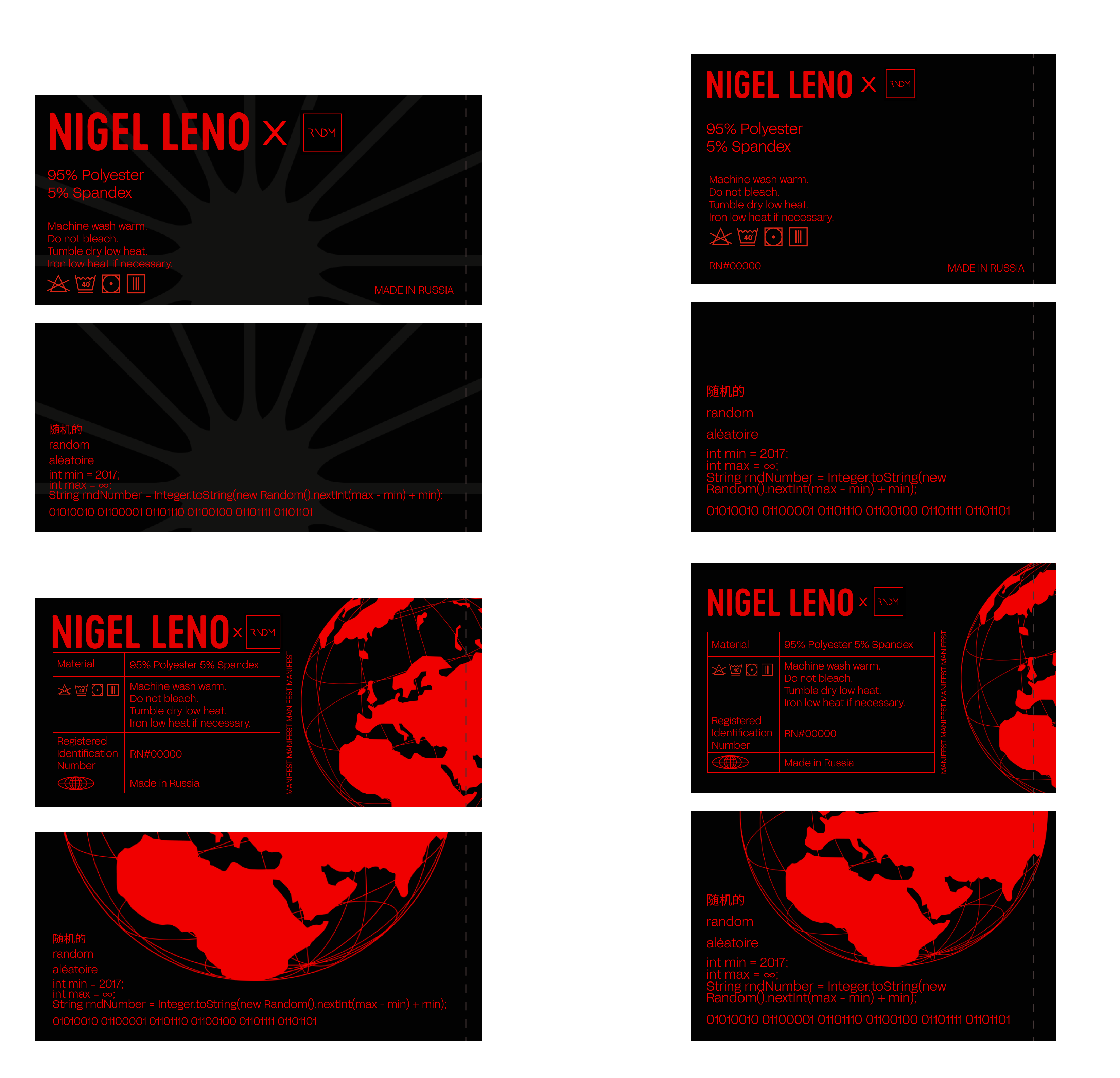 NIGEL LENO X RNDM CLUB  5 YEARS ANNIVERSARY — Изображение №27 — Брендинг, Графика на Dprofile
