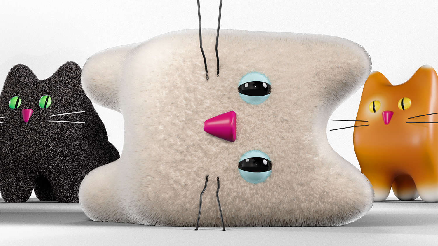 Кошки — Изображение №1 — Иллюстрация, 3D на Dprofile