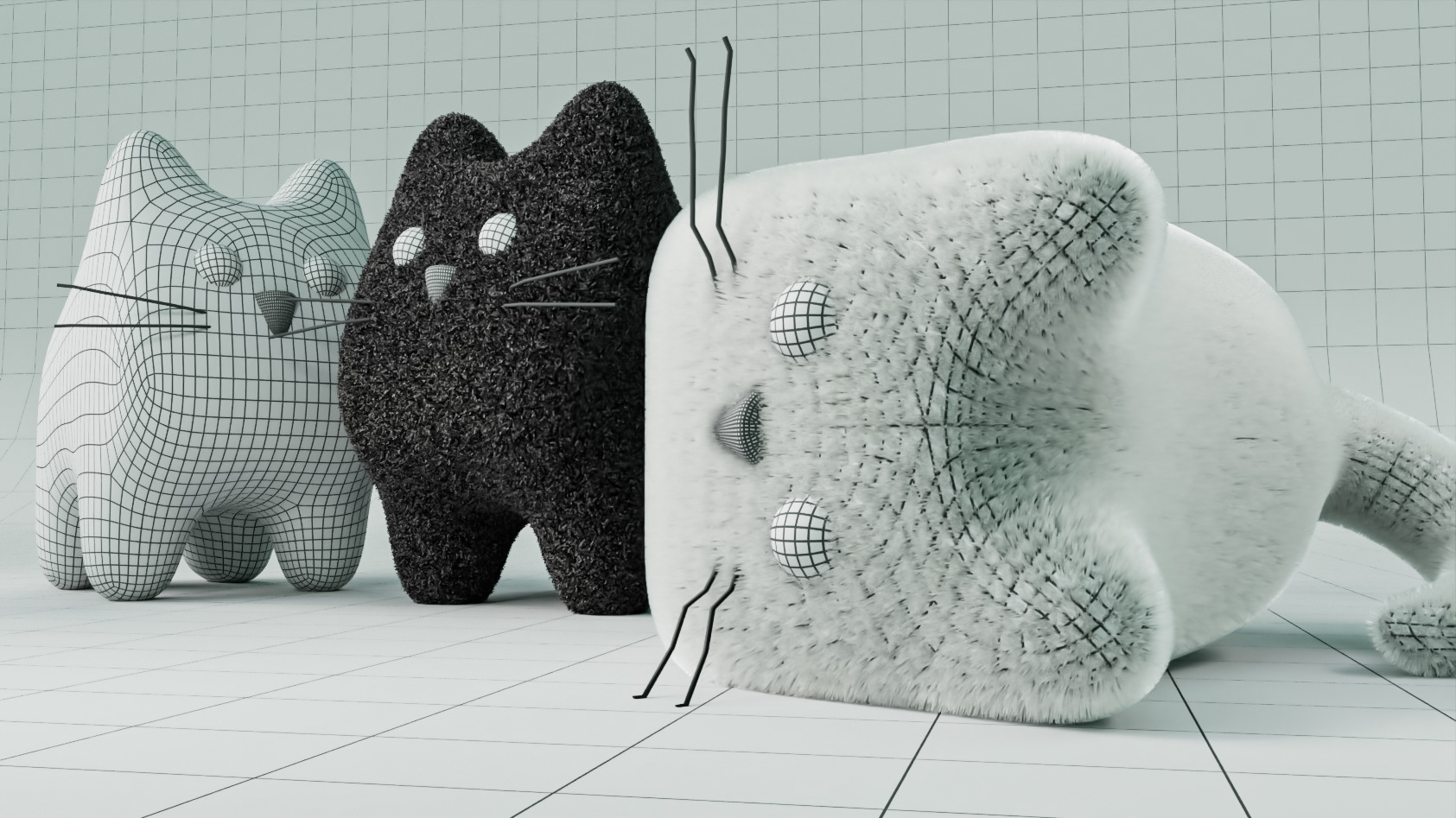 Кошки — Изображение №12 — Иллюстрация, 3D на Dprofile