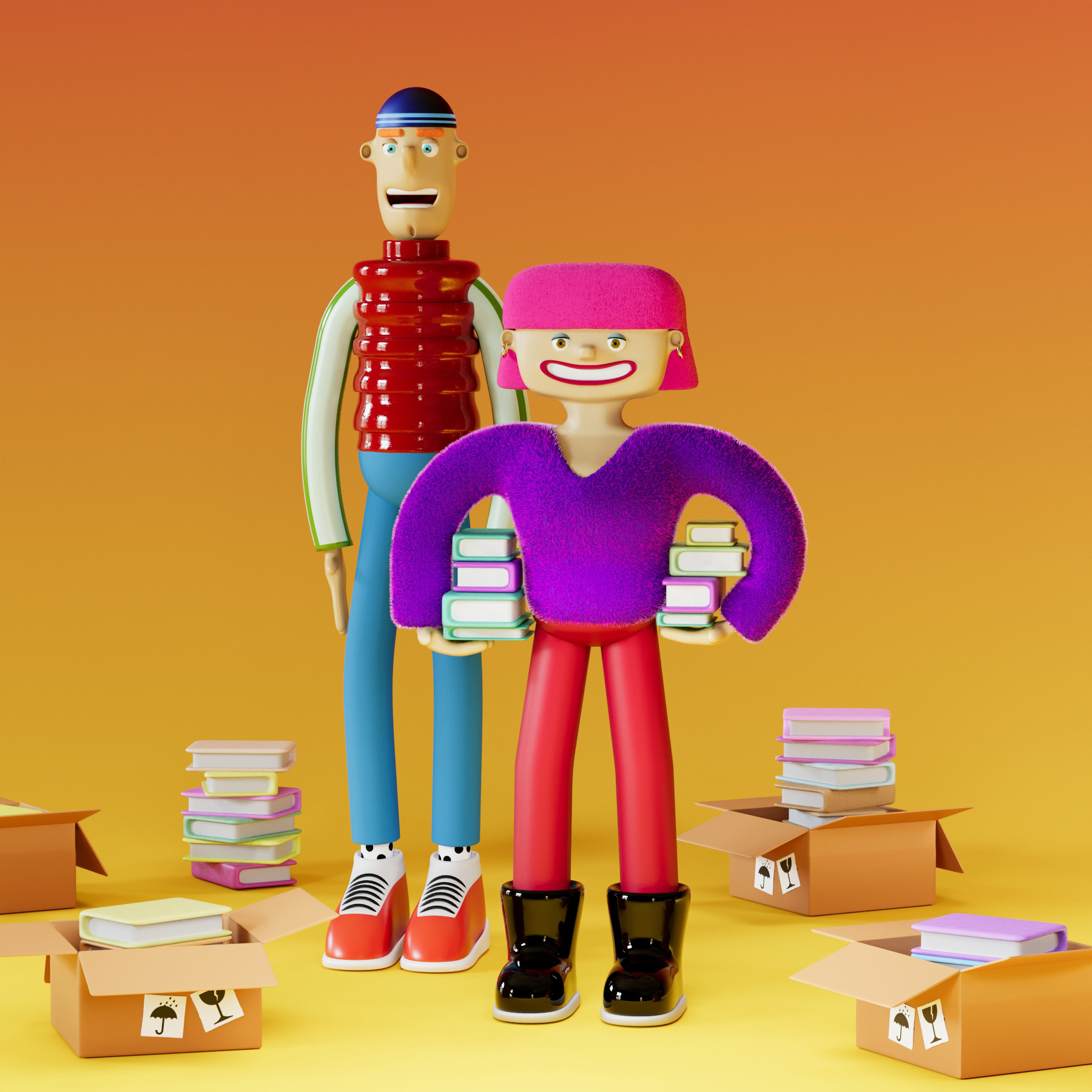 Книги — Изображение №16 — Иллюстрация, 3D на Dprofile