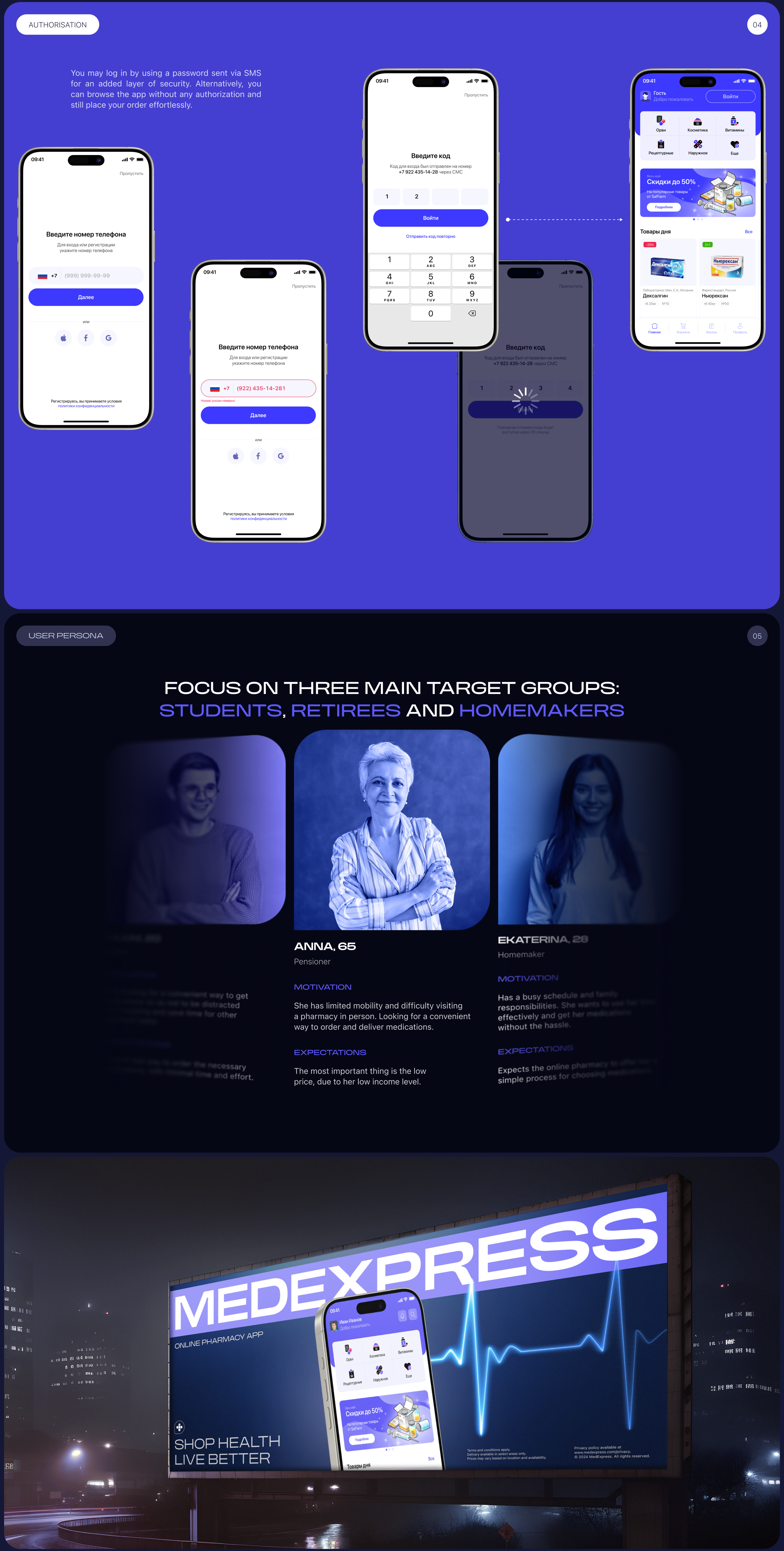MedExpress — Изображение №2 — Интерфейсы на Dprofile
