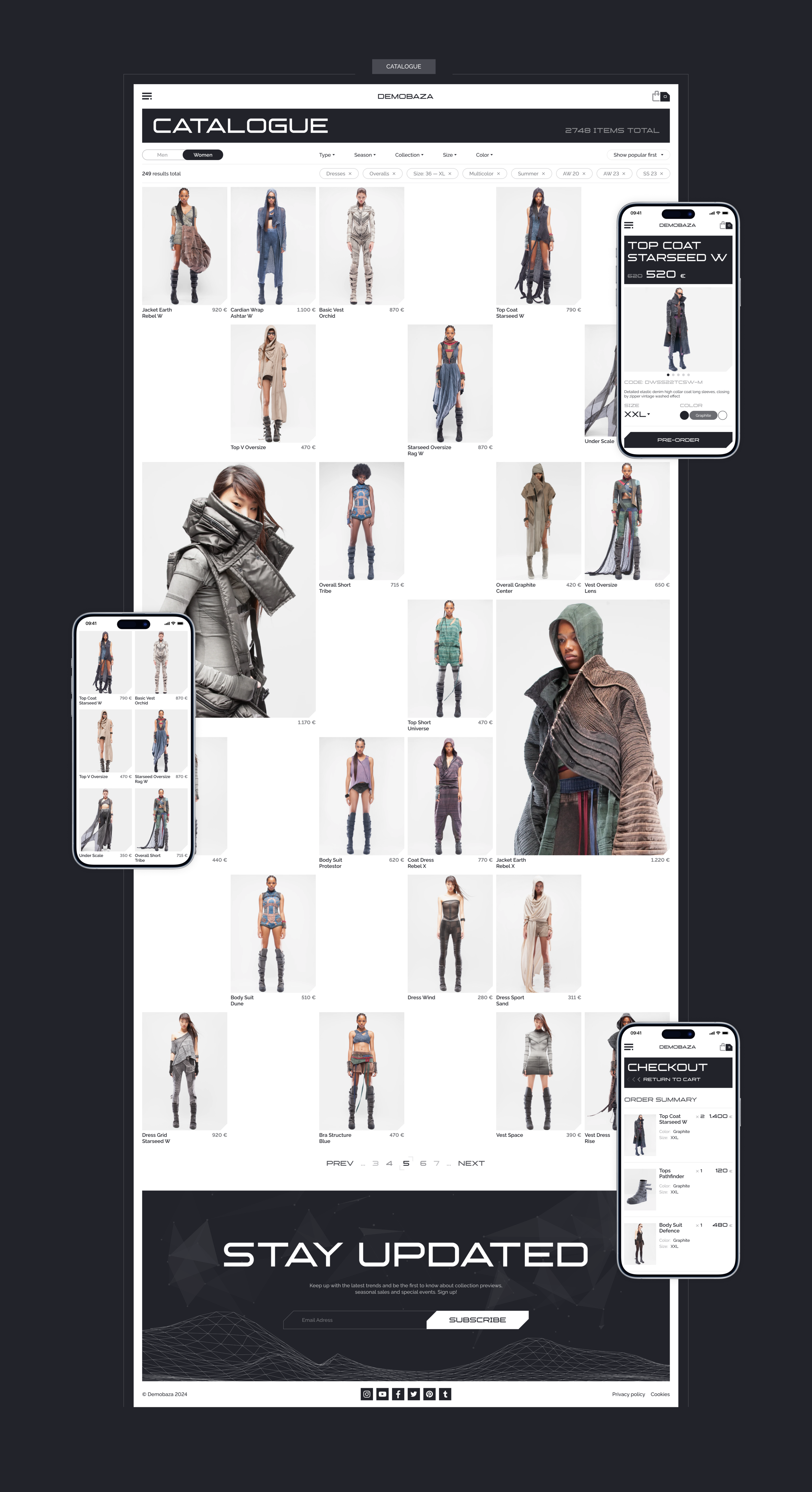 Demobaza | Online store — Изображение №6 — Интерфейсы на Dprofile