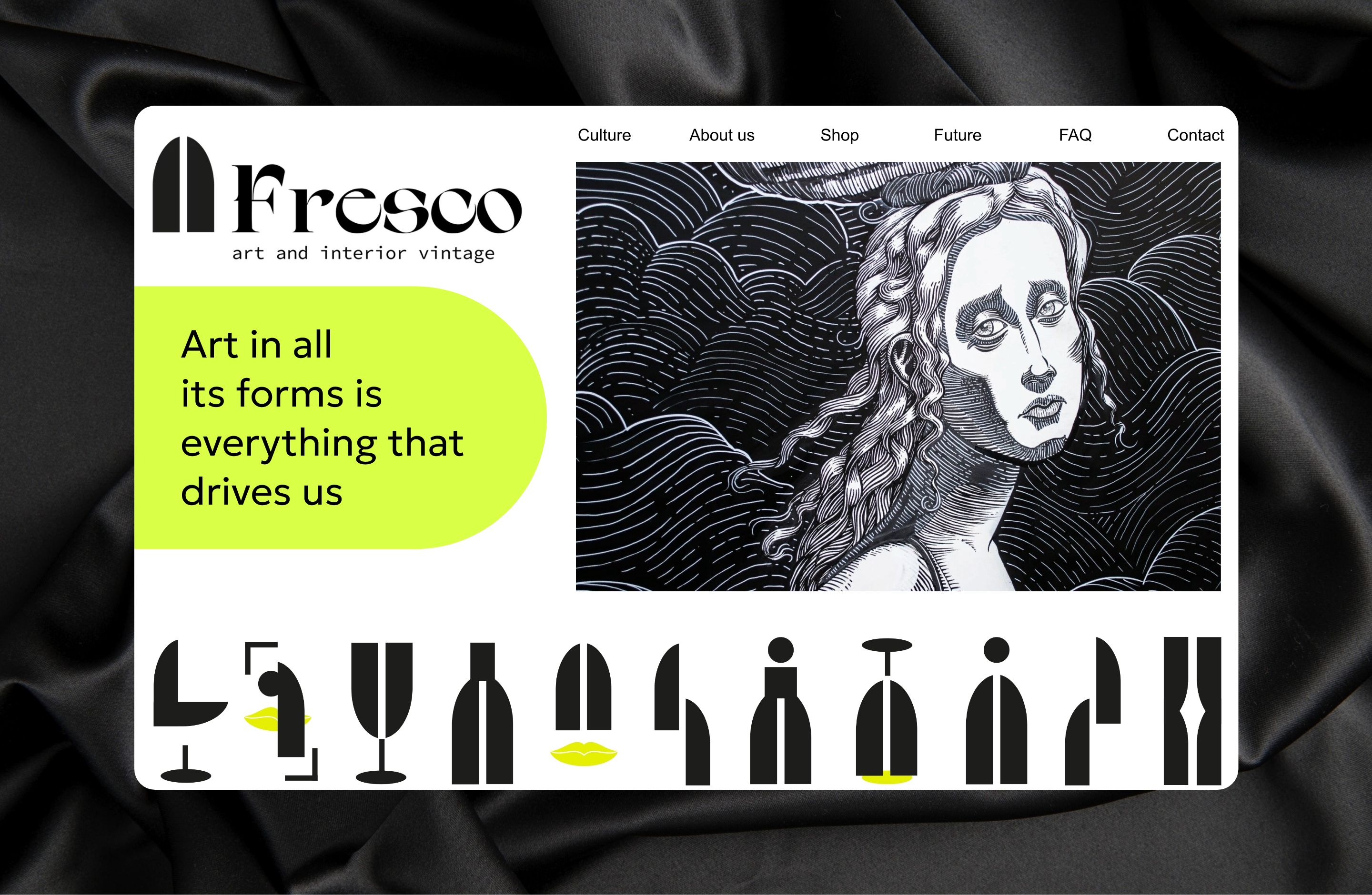 Fresco. Винтажный магазин. — Изображение №17 — Брендинг, Графика на Dprofile