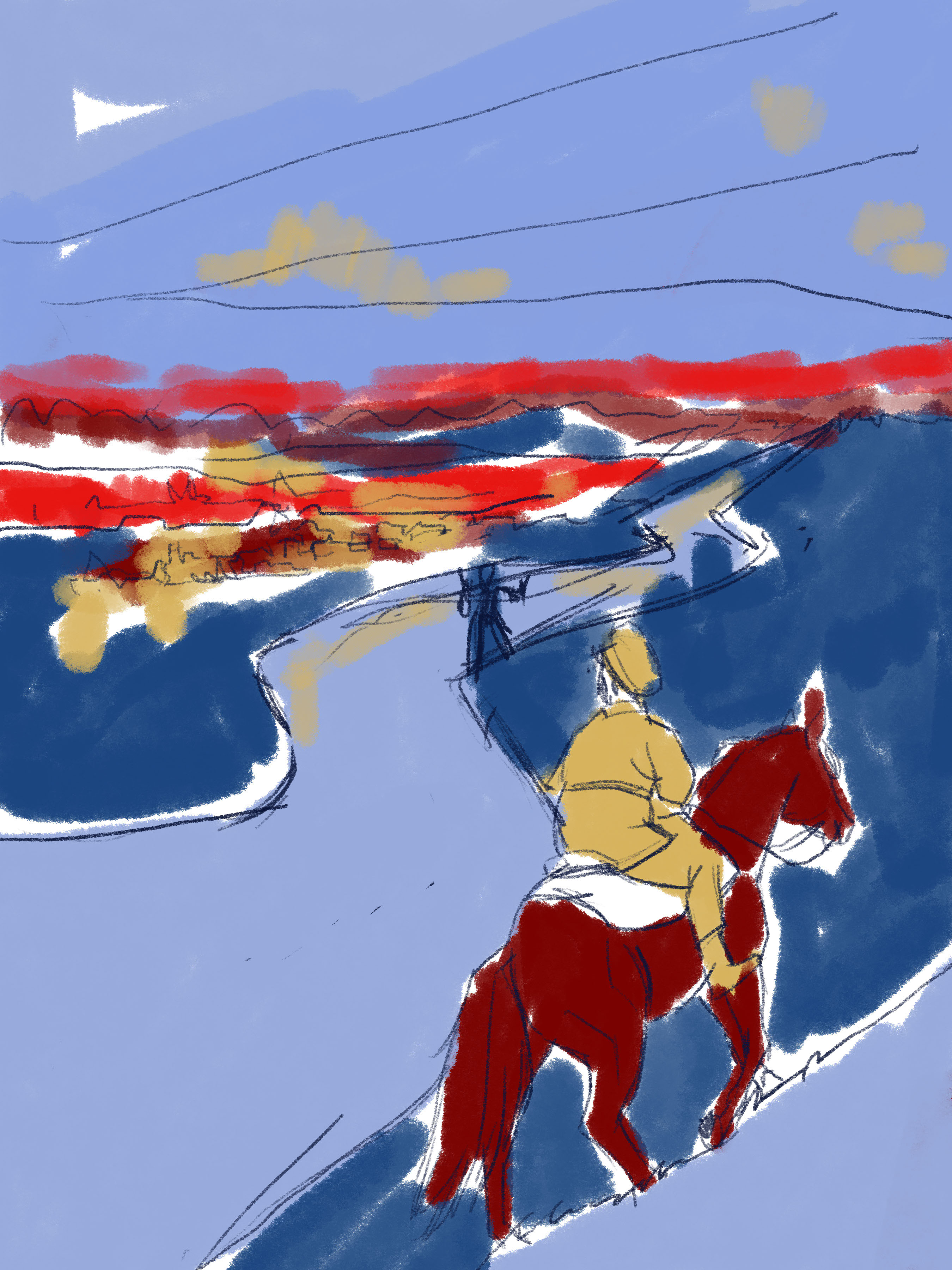 Обложка к роману "Тихий Дон" (М. Шолохова) — Изображение №2 — Иллюстрация, Графика на Dprofile