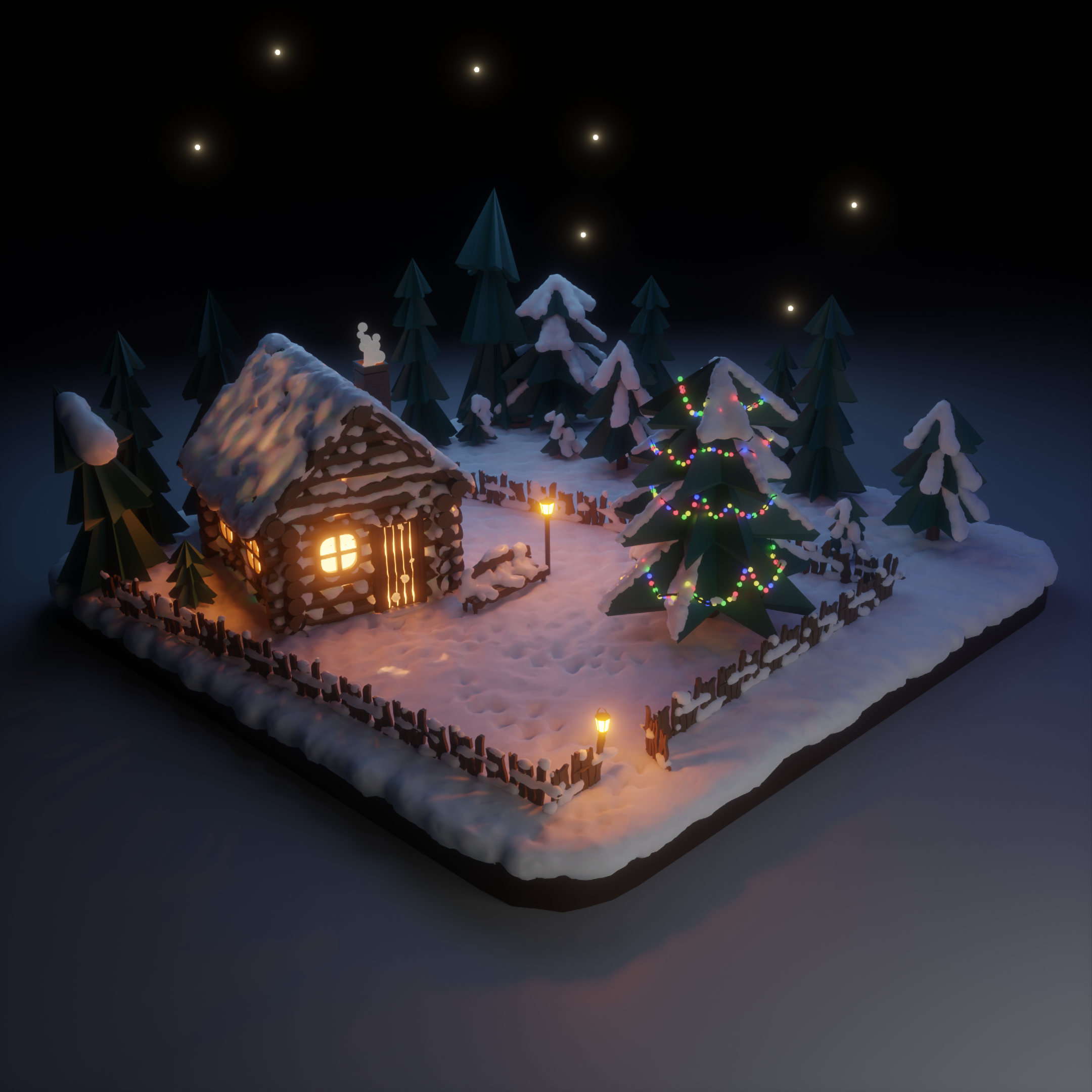 Времена года — Изображение №3 — Иллюстрация, 3D на Dprofile