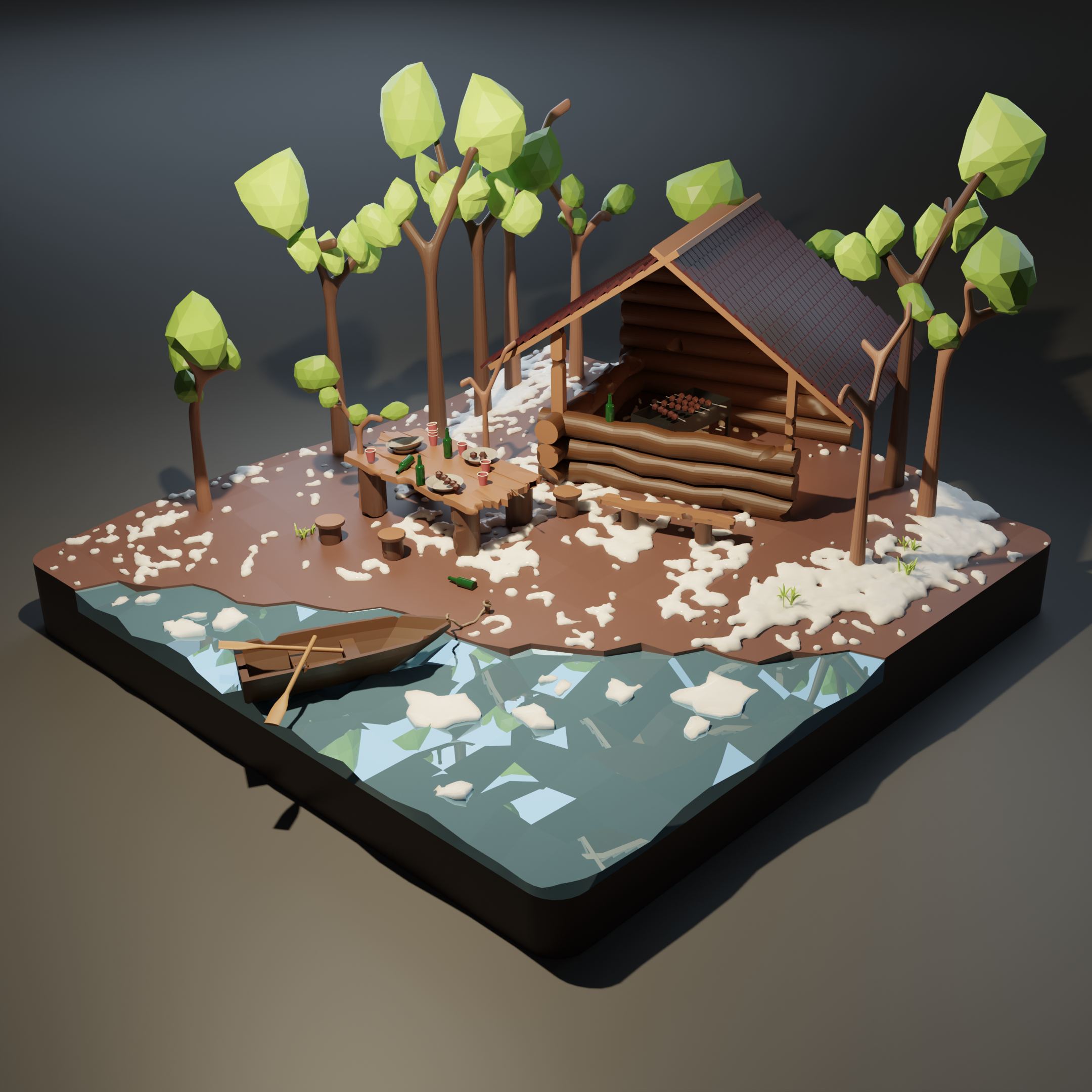 Времена года — Изображение №4 — Иллюстрация, 3D на Dprofile