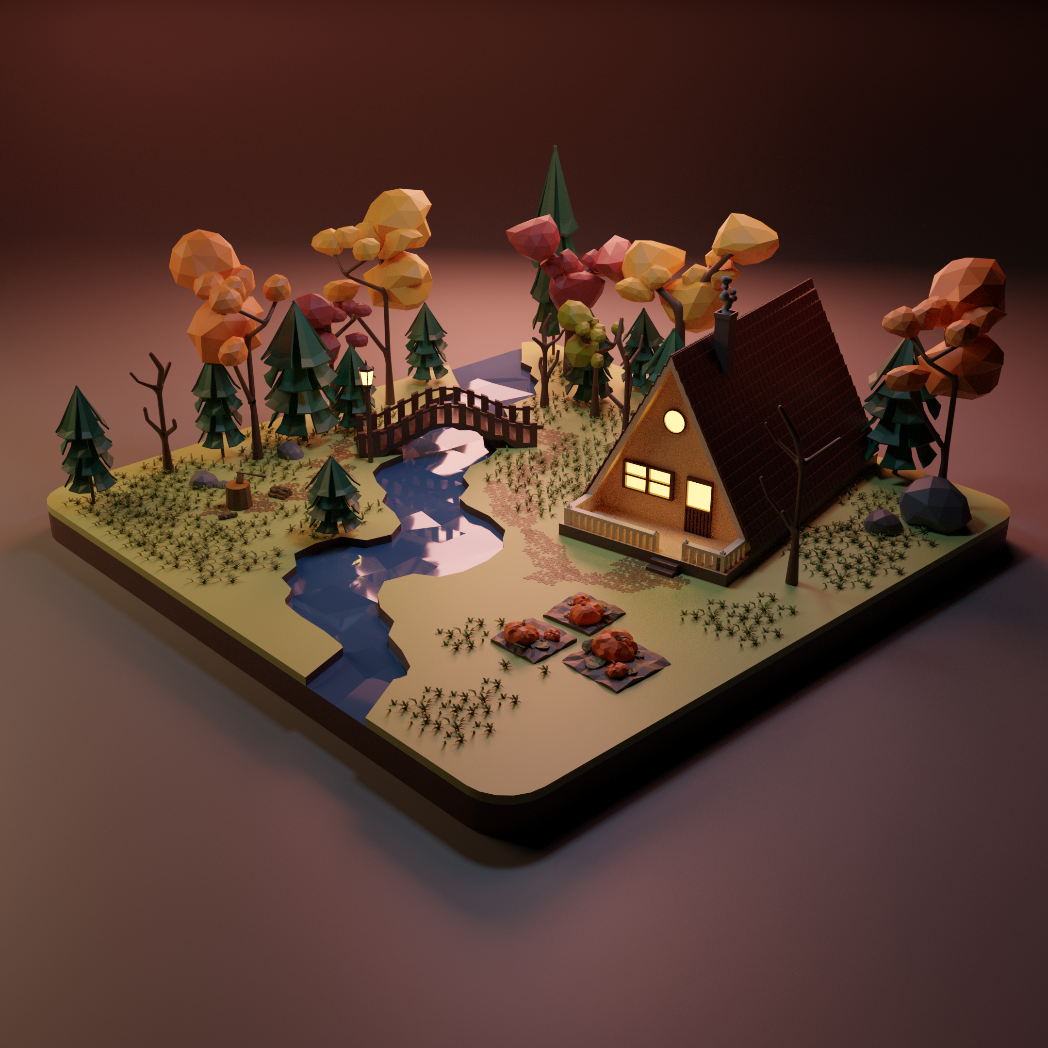 Времена года — Изображение №2 — Иллюстрация, 3D на Dprofile