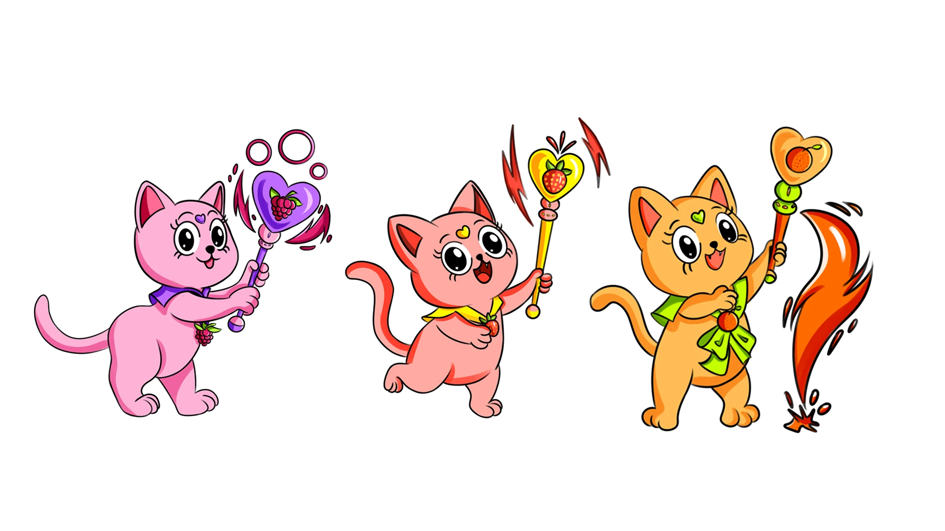 Magic cats: milkshake brand identity — Изображение №5 — Брендинг, Иллюстрация на Dprofile