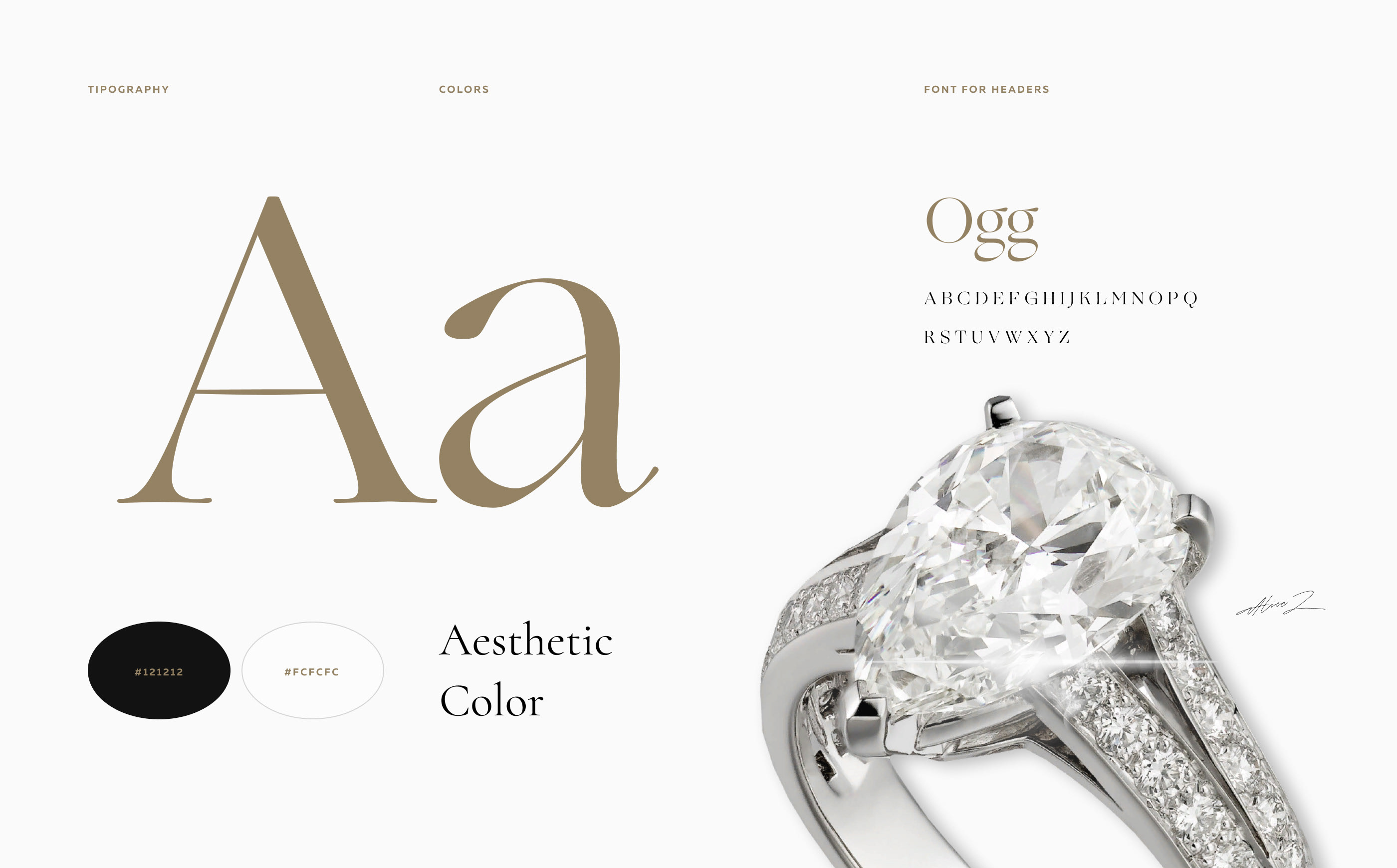 Diamond Ring - Online store. Jewelry workshop — Изображение №3 — Брендинг, Графика на Dprofile