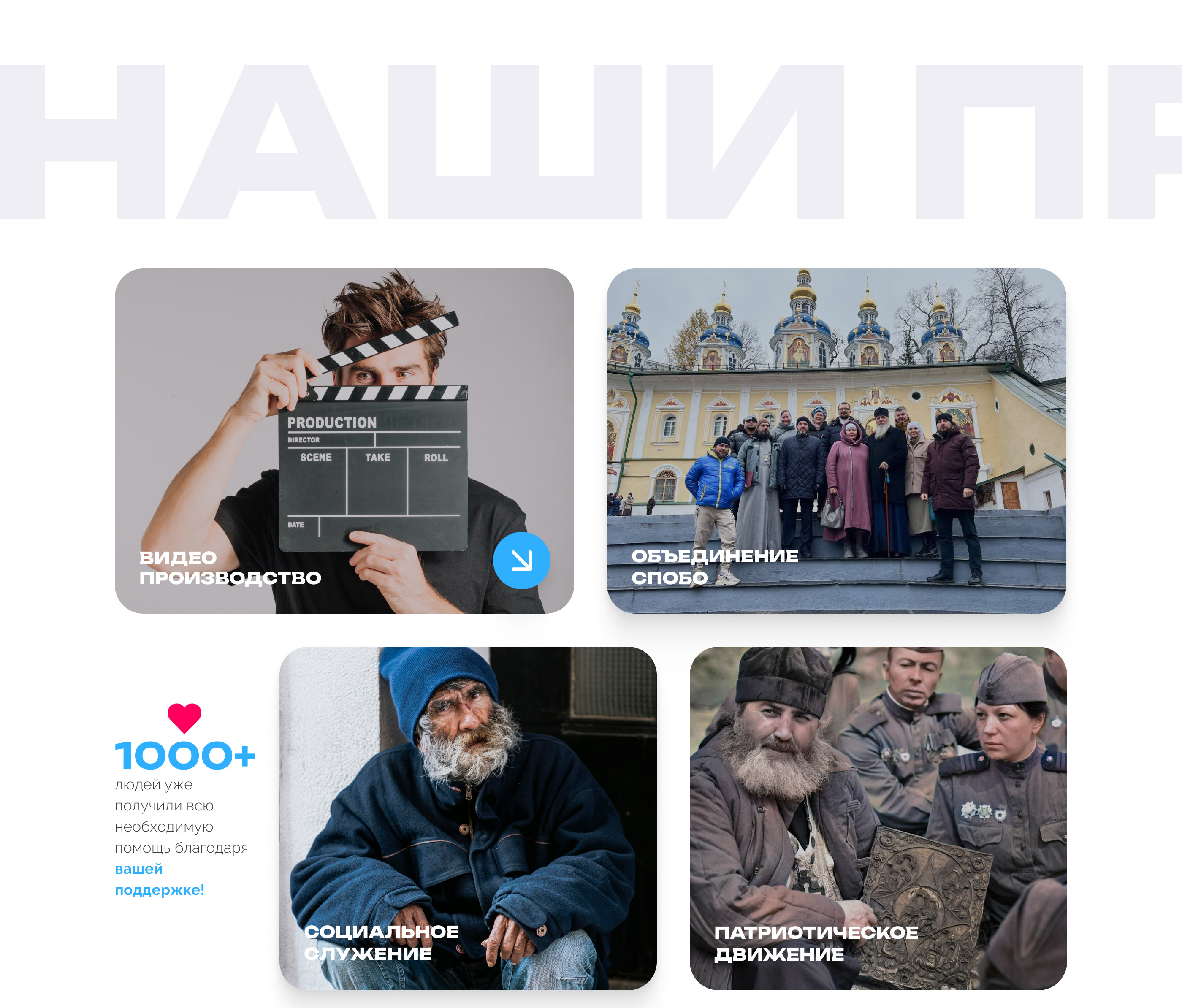 Благотворительный фонд «Чистое сердце» UX/UI Charity — Изображение №15 — Интерфейсы, Графика на Dprofile