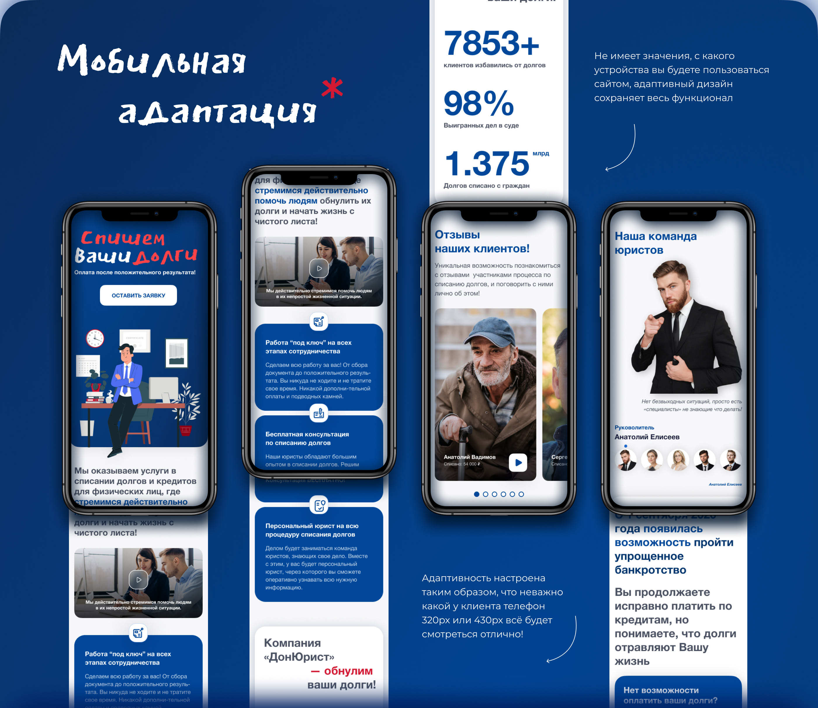 Редизайн юридической компании. Redesign landing pagecon — Изображение №11 — Интерфейсы, Маркетинг на Dprofile
