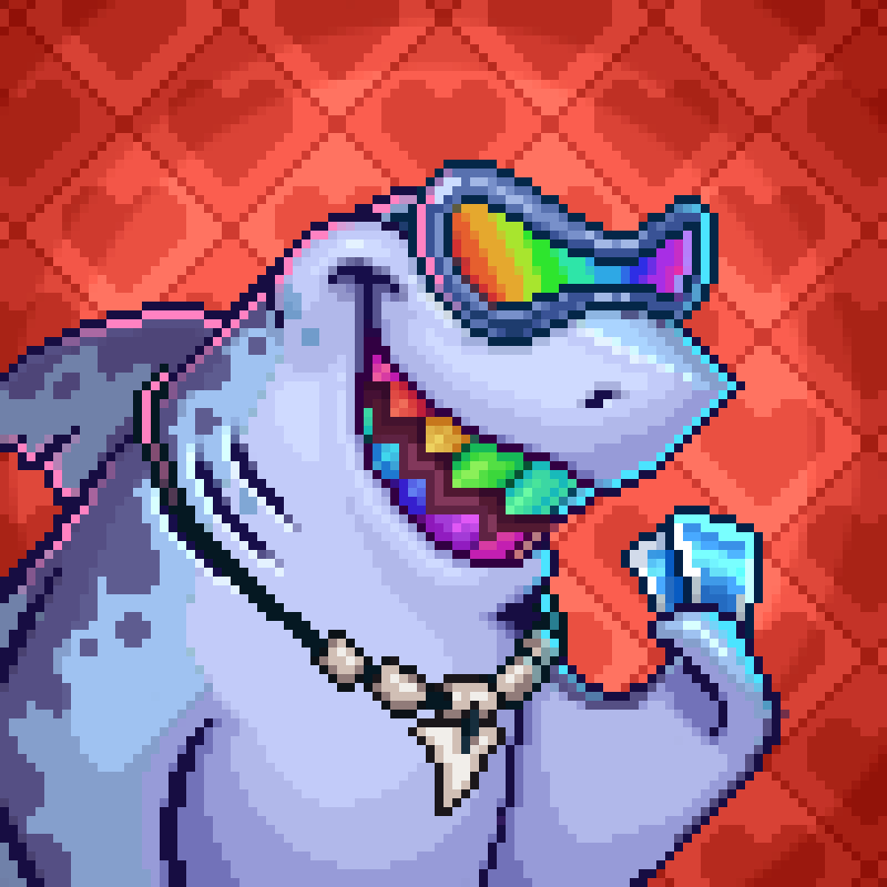 KOTARO SHARCS - NFT PIXEL PROJECT — Изображение №3 — Иллюстрация, Графика на Dprofile