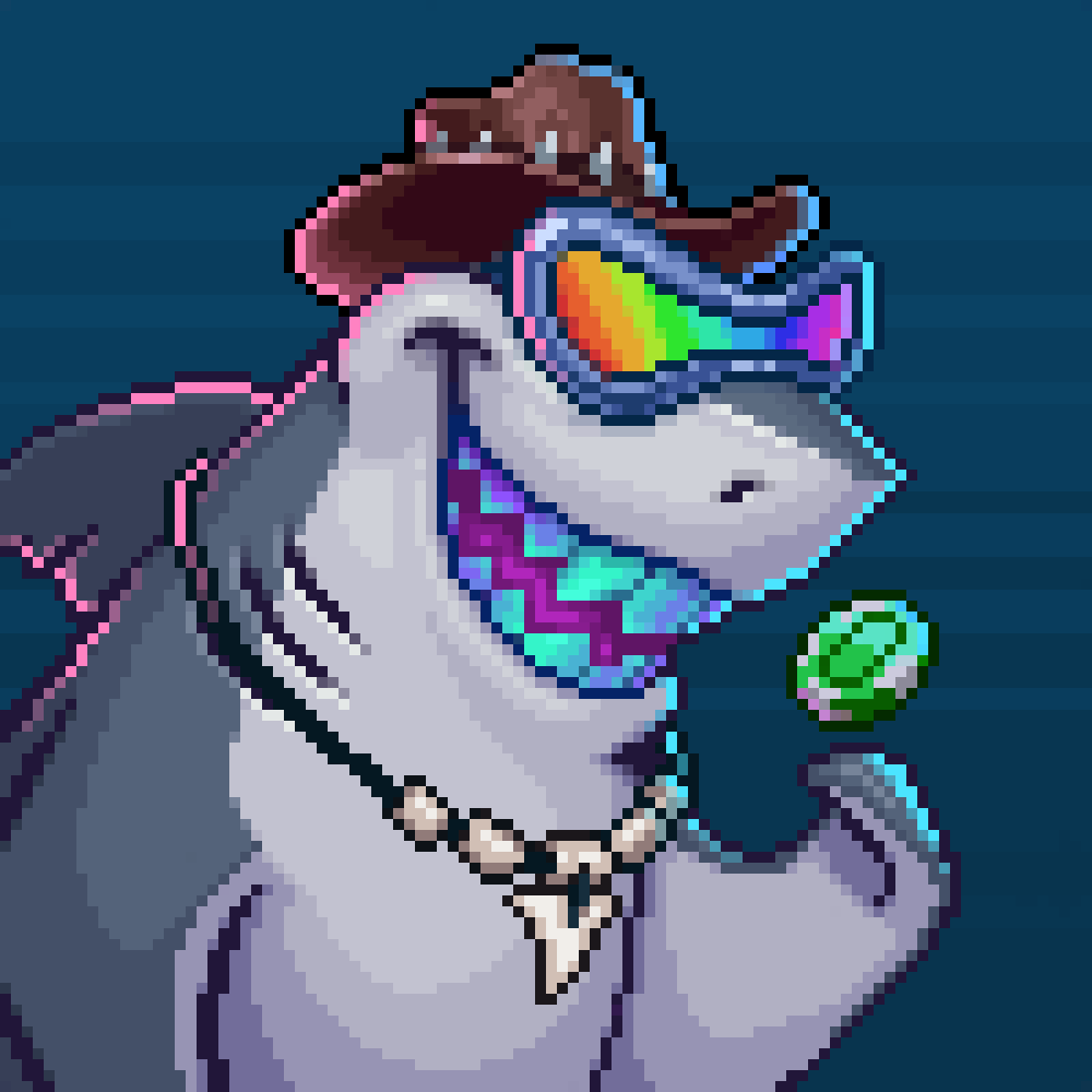 KOTARO SHARCS - NFT PIXEL PROJECT — Изображение №16 — Иллюстрация, Графика на Dprofile