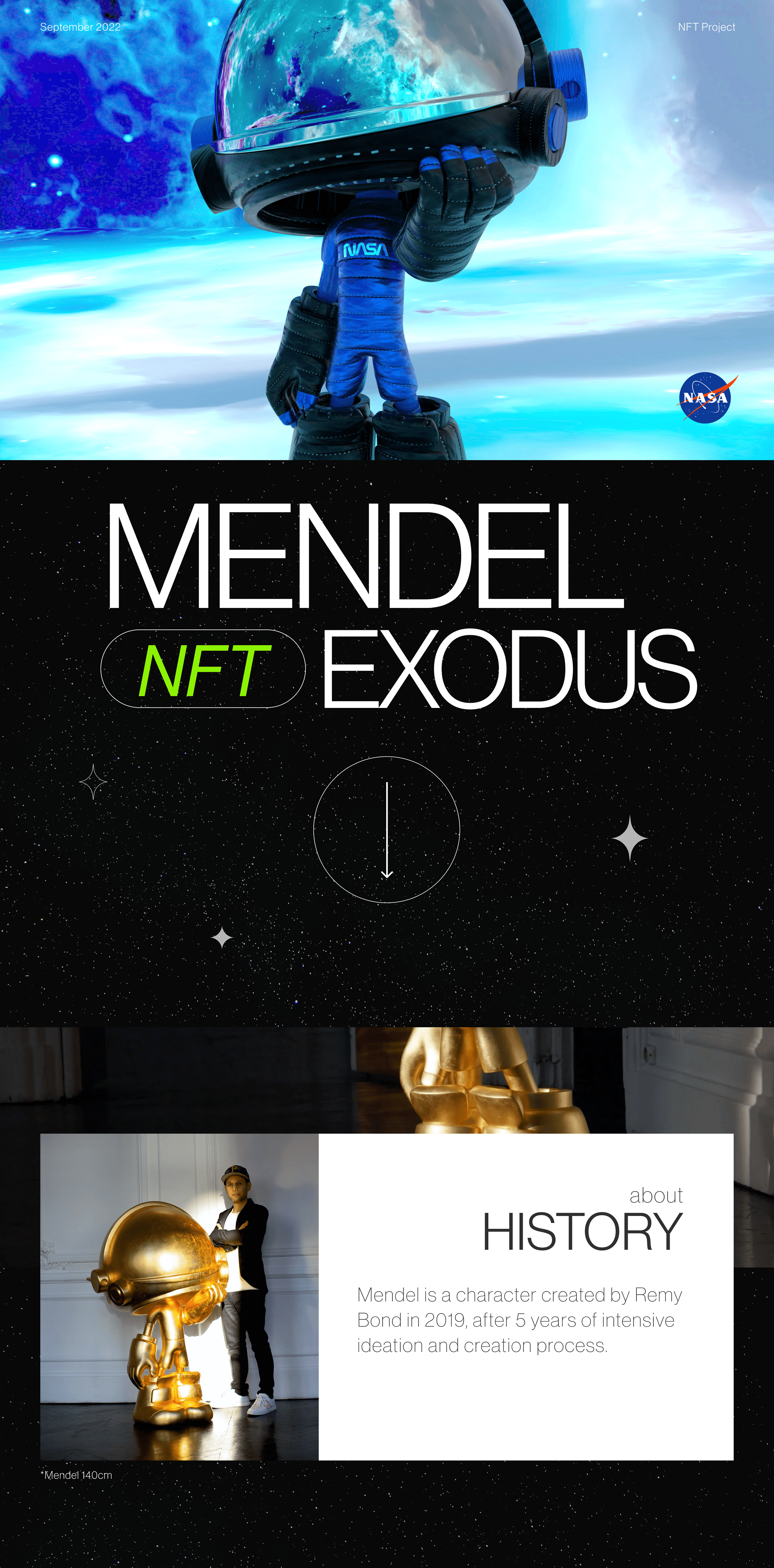 NFT Project for Remi Bond - Mendel Exodus — Изображение №2 — Иллюстрация, 3D на Dprofile
