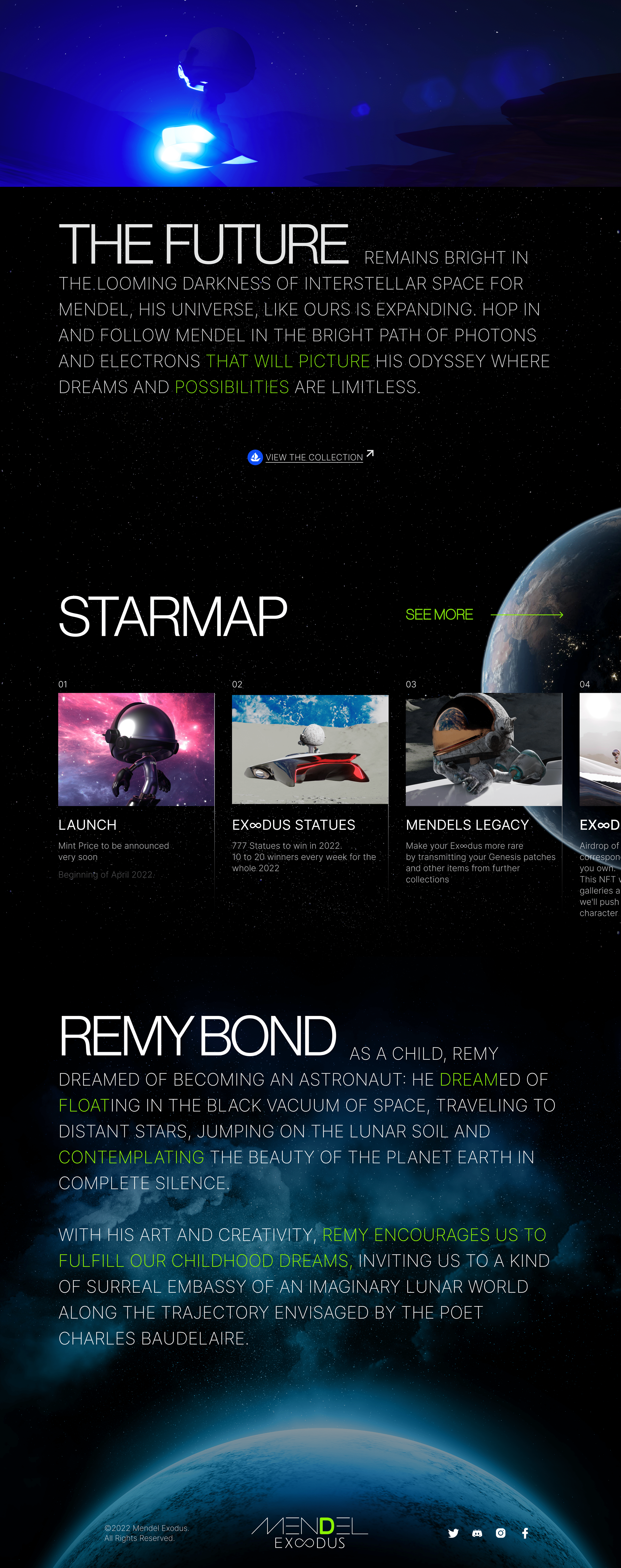 NFT Project for Remi Bond - Mendel Exodus — Изображение №6 — Иллюстрация, 3D на Dprofile