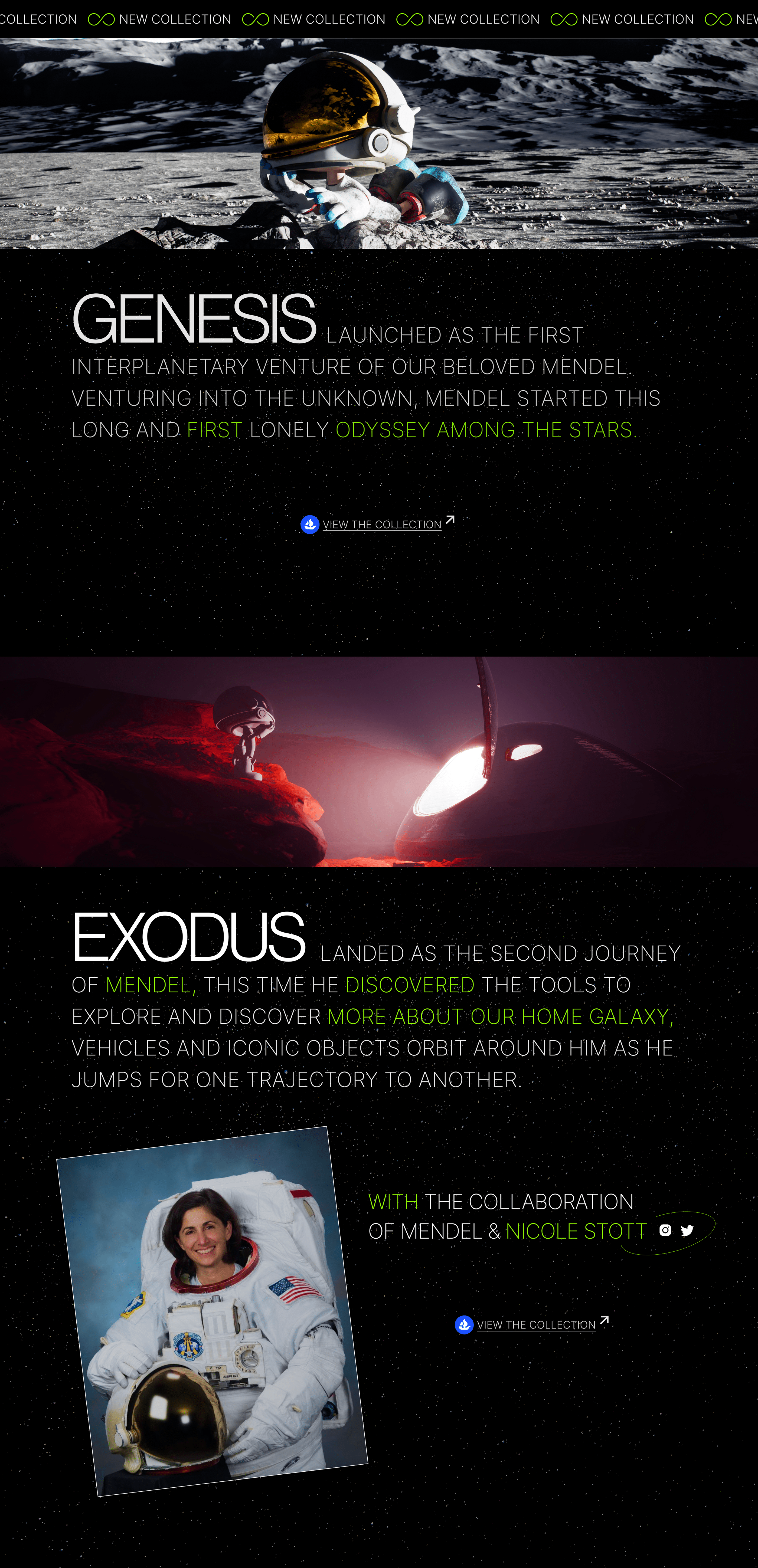 NFT Project for Remi Bond - Mendel Exodus — Изображение №5 — Иллюстрация, 3D на Dprofile