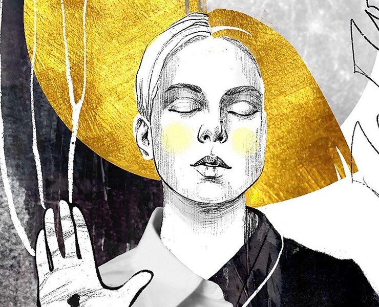 Иллюстрации для сборника стихов — Иллюстрация, Графика на Dprofile