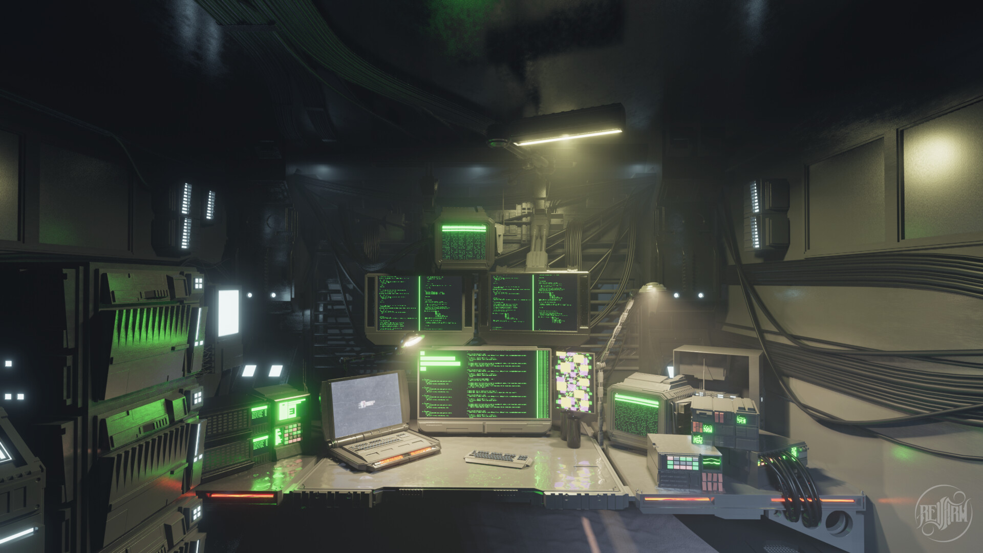 Hacker Room — Изображение №2 — 3D, Анимация на Dprofile